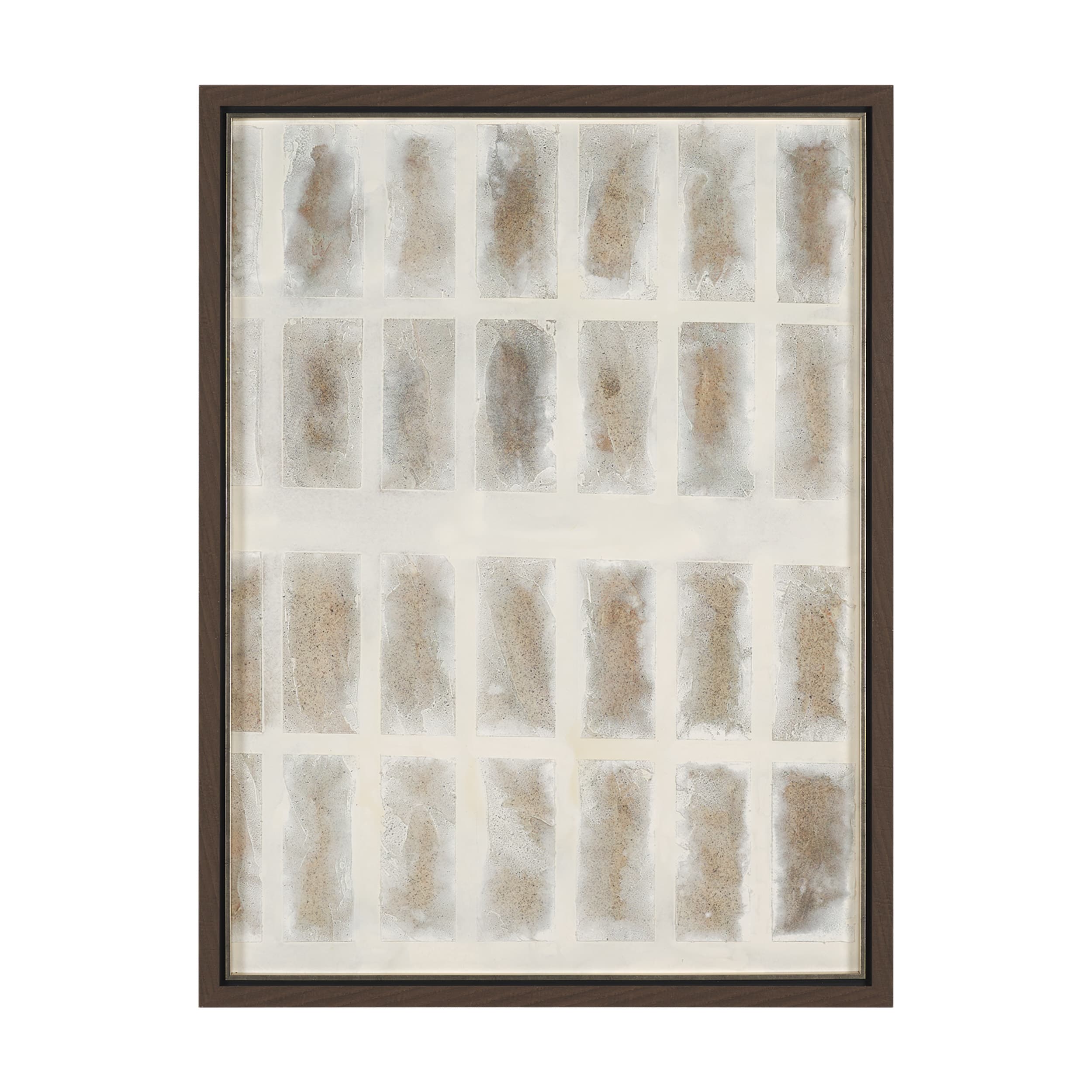 Sand & Structure II by Mercana Studio Handmade Original Framed Artwork Matted under Glass — product photograph