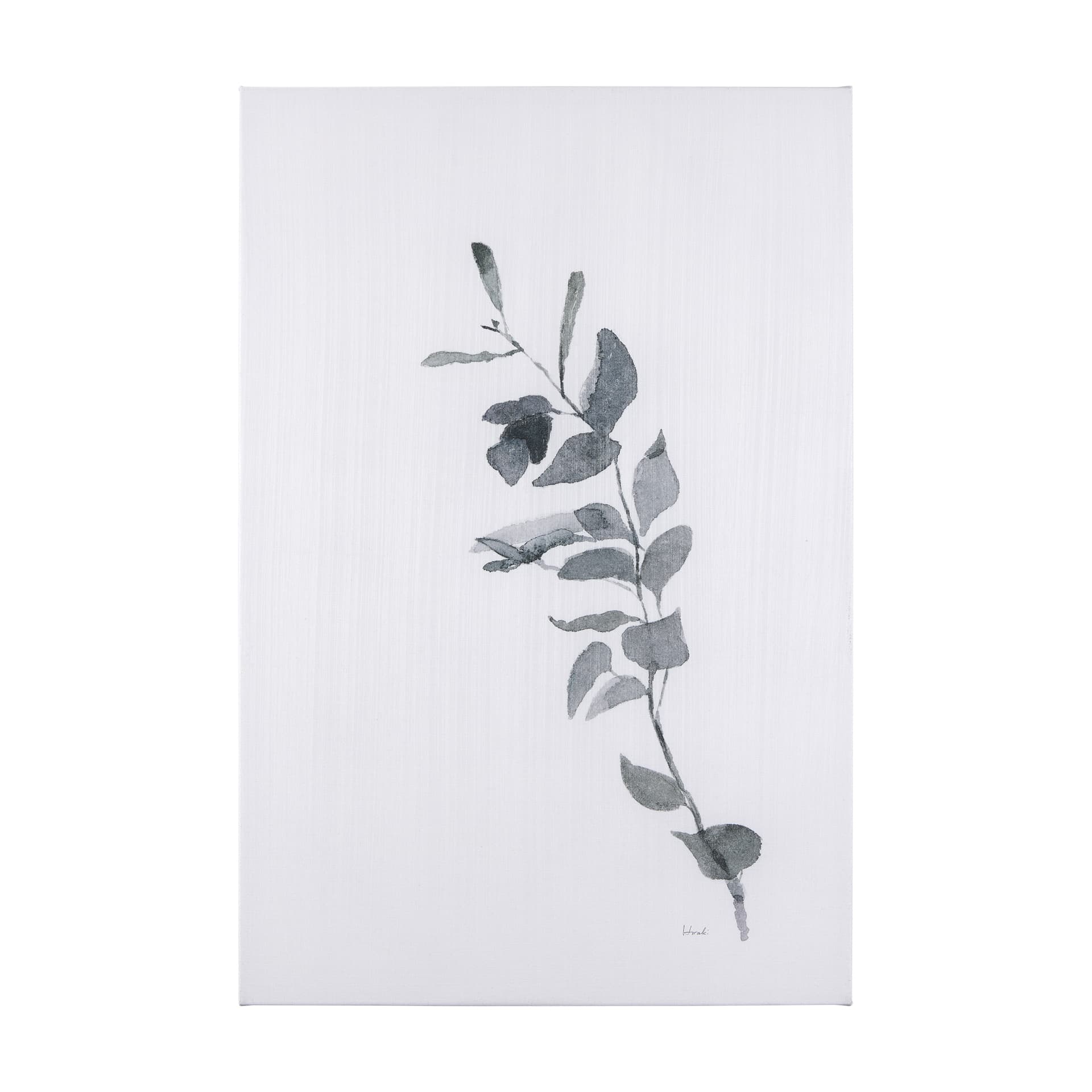 Leaf Shadow III by Mercana Studio a Hand Embellished Textured Canvas — product photograph