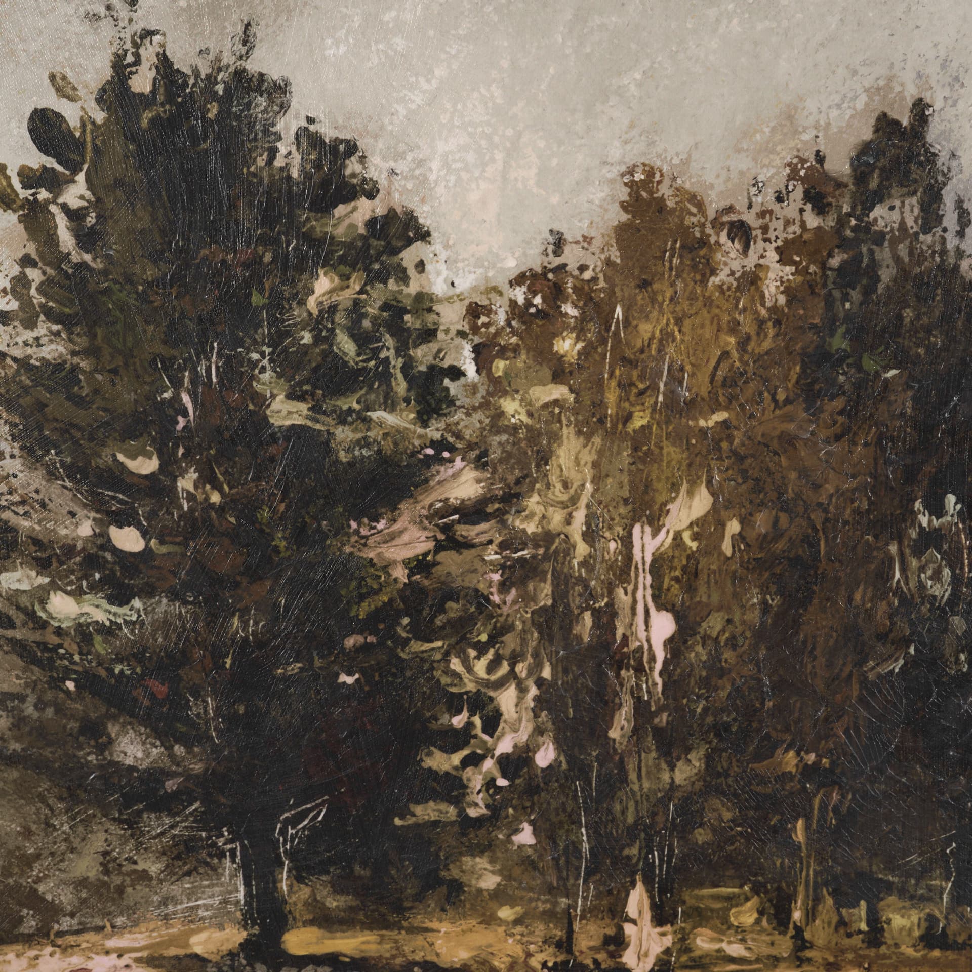 Old Style Landscape by Mercana Studio a Hand Embellished Framed Art Print — product photograph