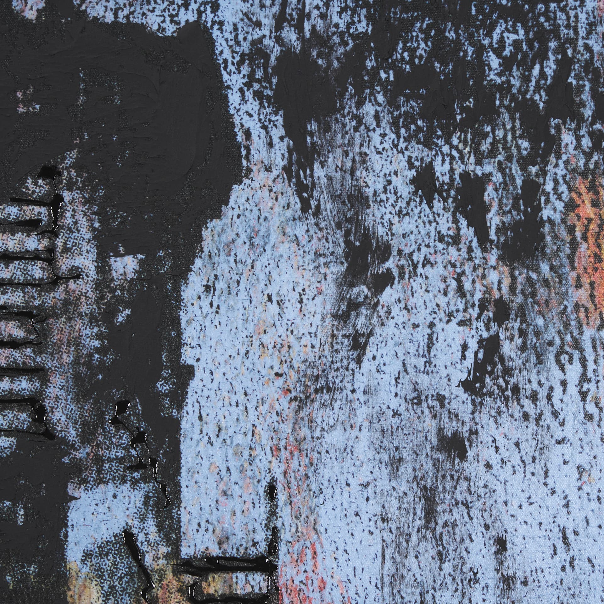 City Vibe IV by Mercana Studio a Hand Embellished Textured Framed Canvas — product photograph