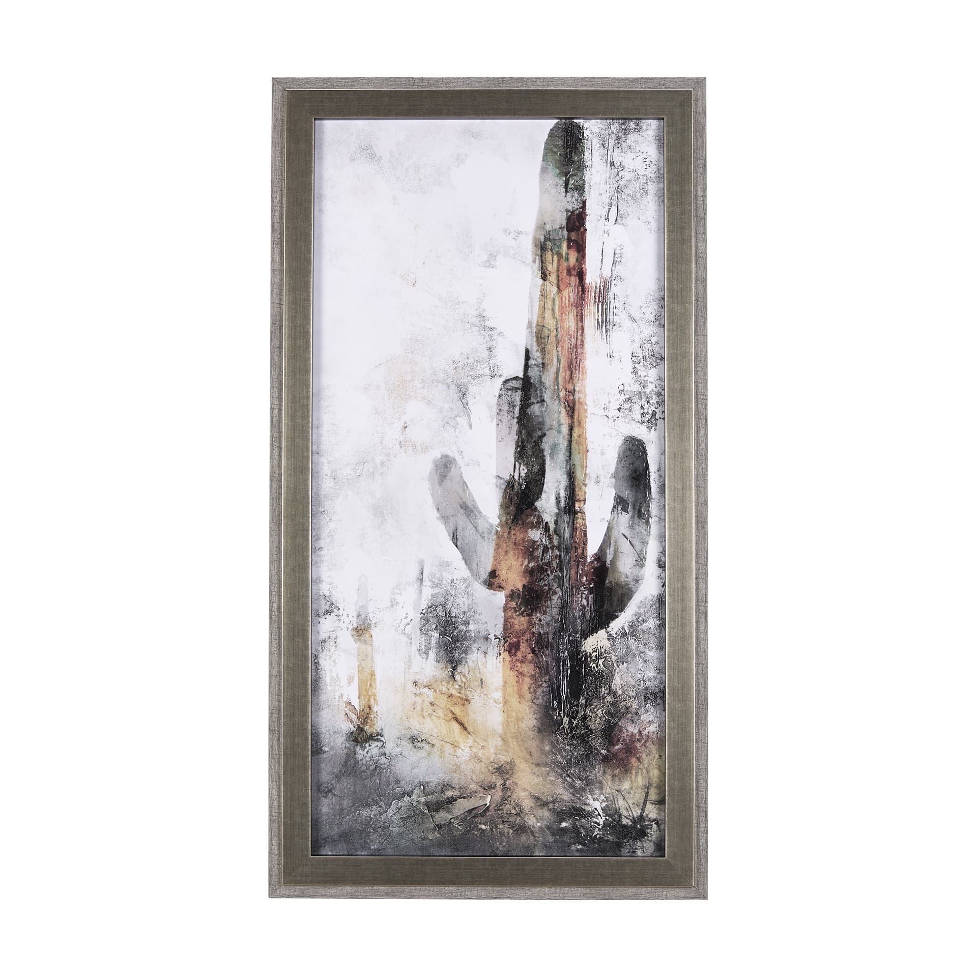 Saguaro Forest 32 by Scott Brems a Hand Embellished Textured Framed Art Print — product photograph