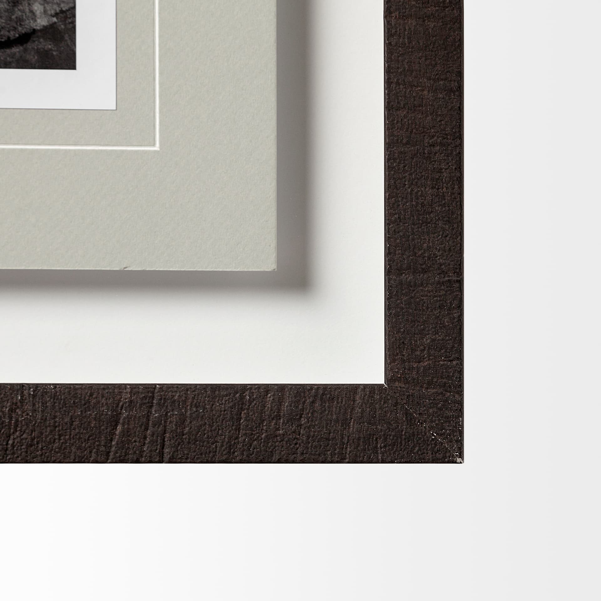 Rising Ridge II by Mercana Studio a Hand Embellished Textured Framed Art Print Matted under Glass — product photograph