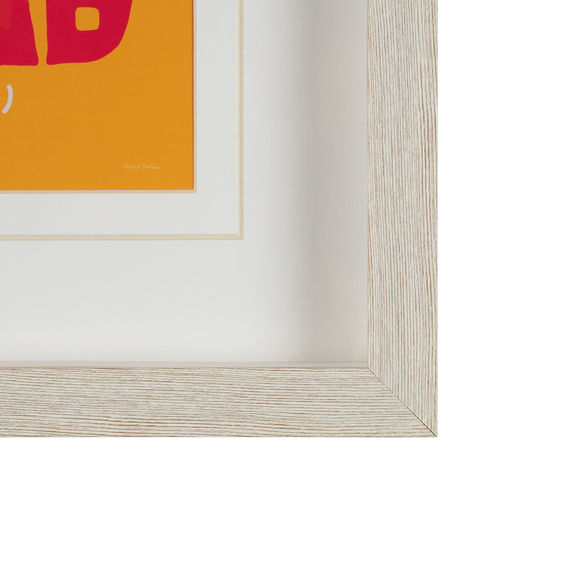 Motivation Mantra III by Michael Mullan Framed Artwork Matted under Glass — product photograph