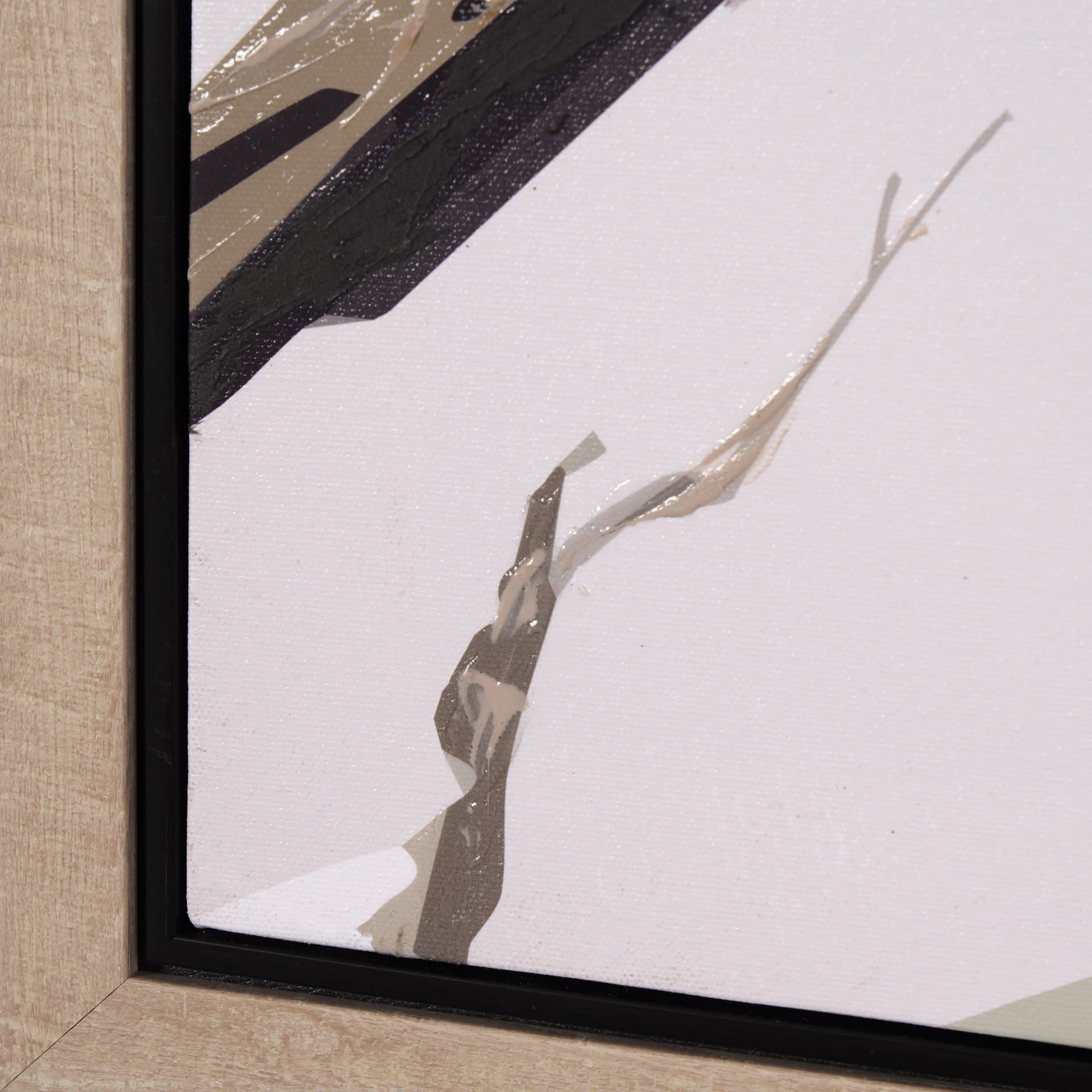 Birds & Apples I by Mercana Studio a Hand Embellished Textured Framed Canvas — product photograph