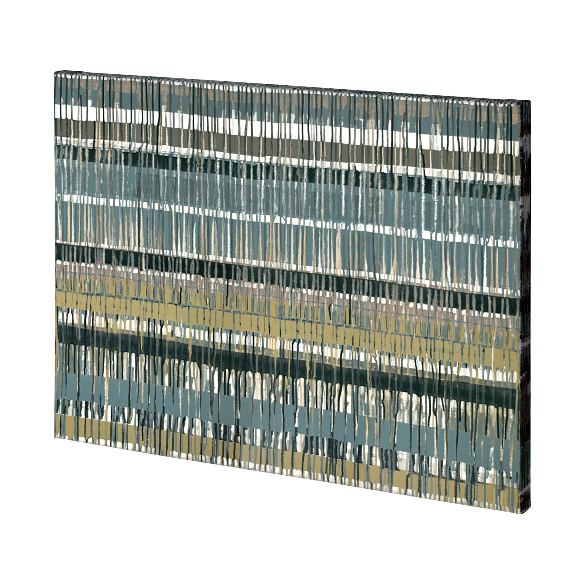 Drip Test 3 by Mercana Studio a Hand Embellished Textured Canvas — product photograph