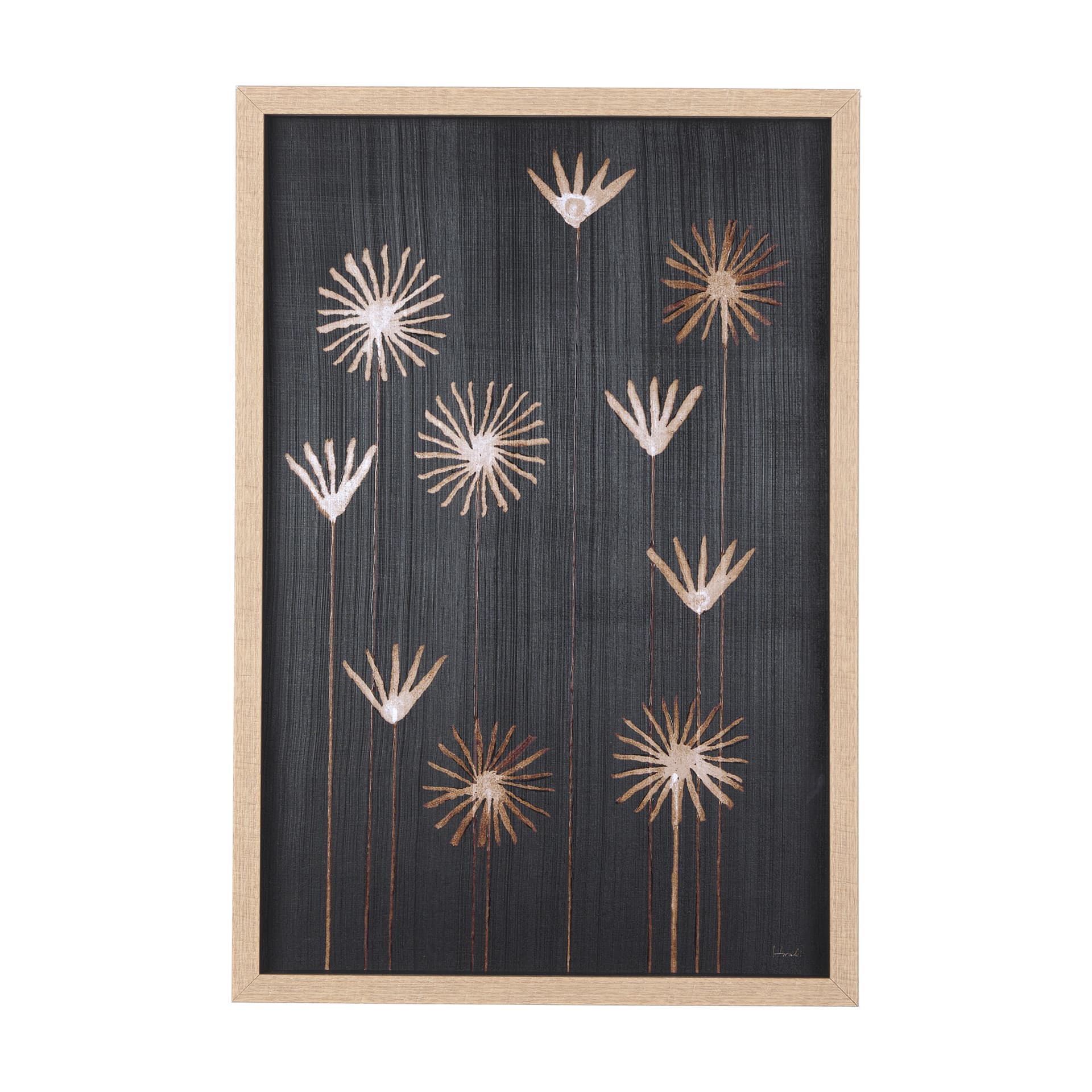 Spark I by Mercana Studio a Hand Embellished Textured Framed Art Print Matted under Glass — product photograph
