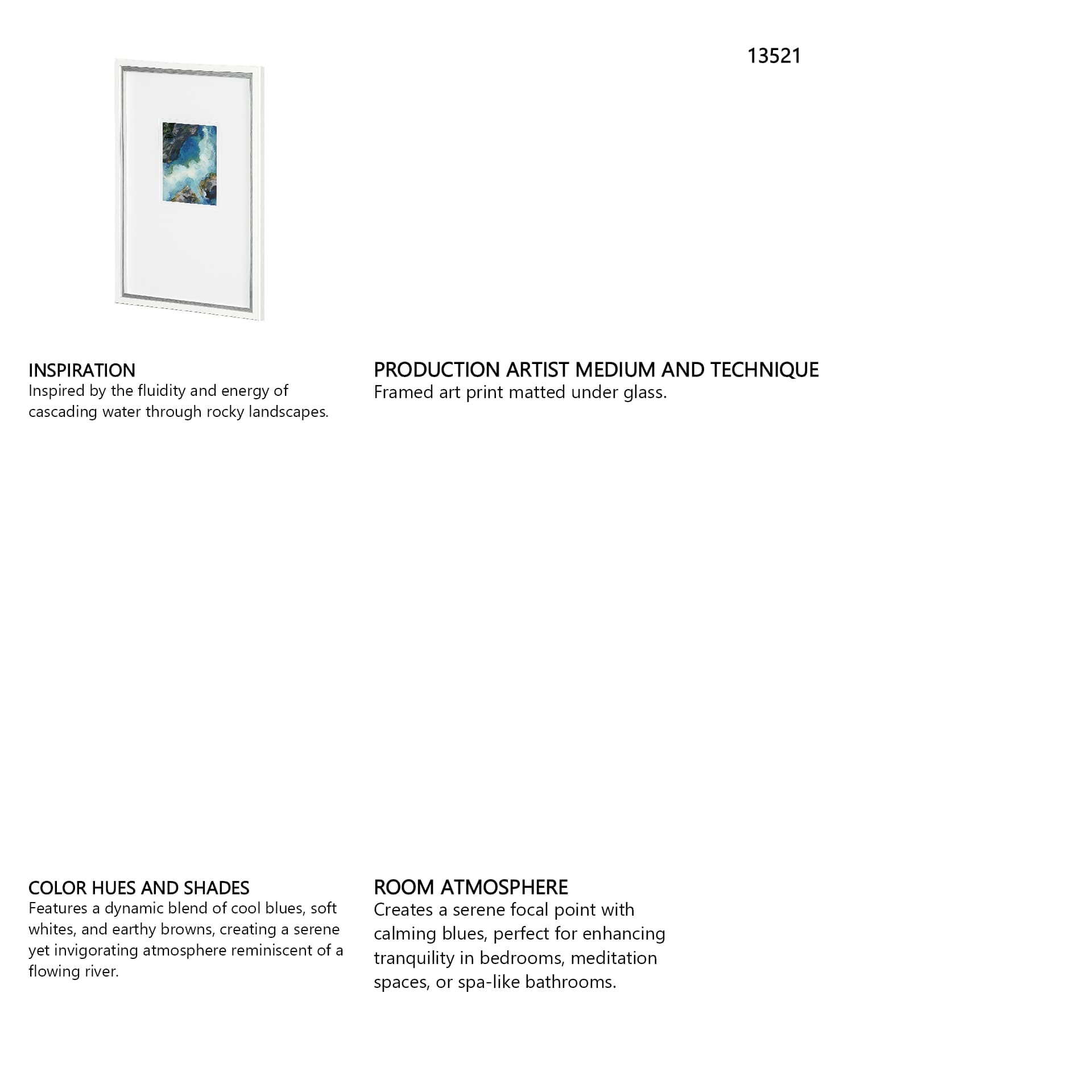 Aerial View II by Silvia Krause a Framed Art Print Matted under Glass — in a styled room