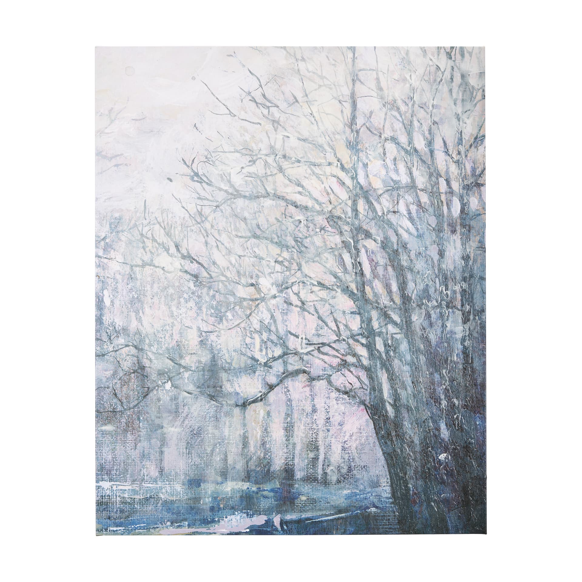 A Fresh Winter Morning II by Mercana Studio a Hand Embellished Textured Canvas — product photograph