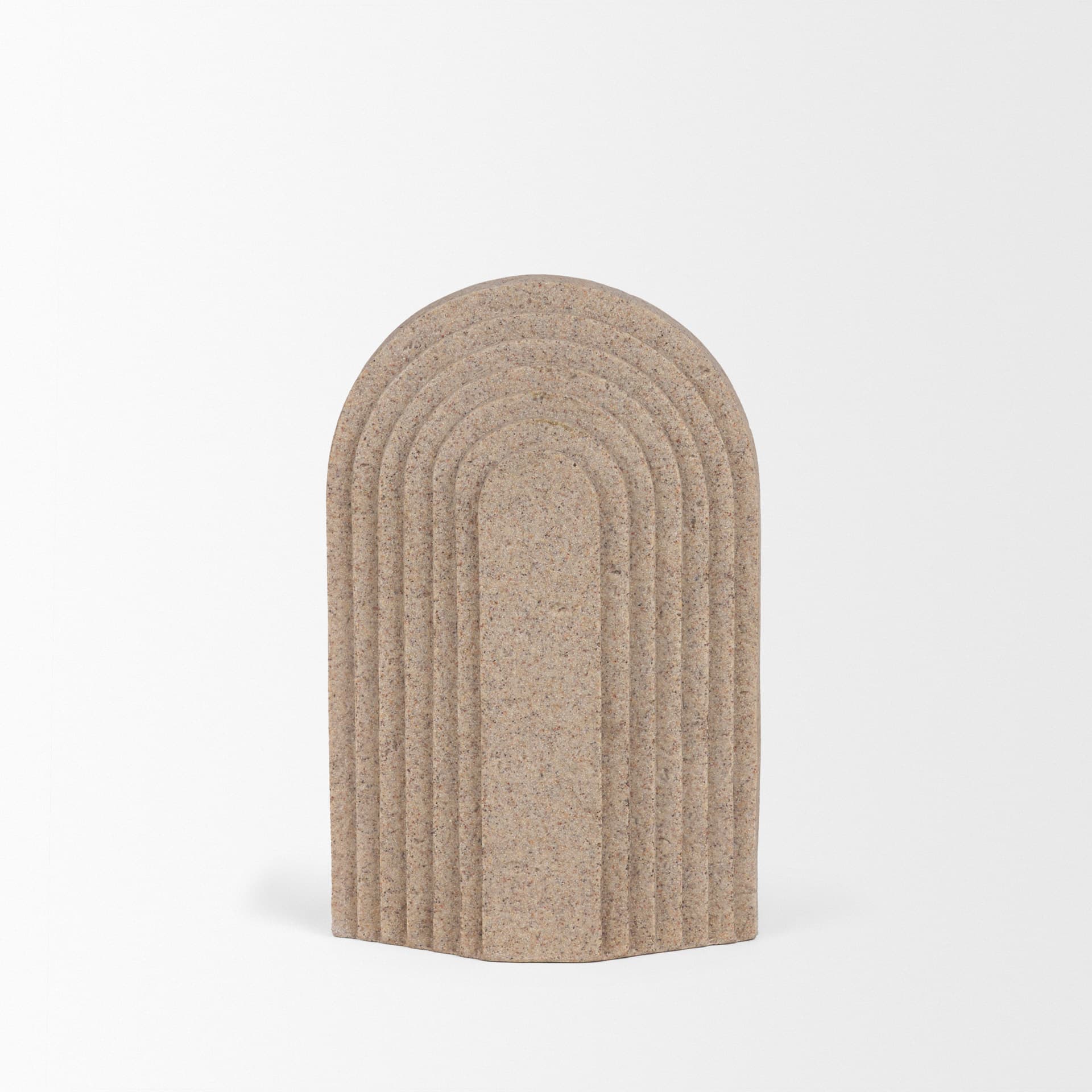 Kael Resin Textured Concrete Gray Decorative Object — product photograph