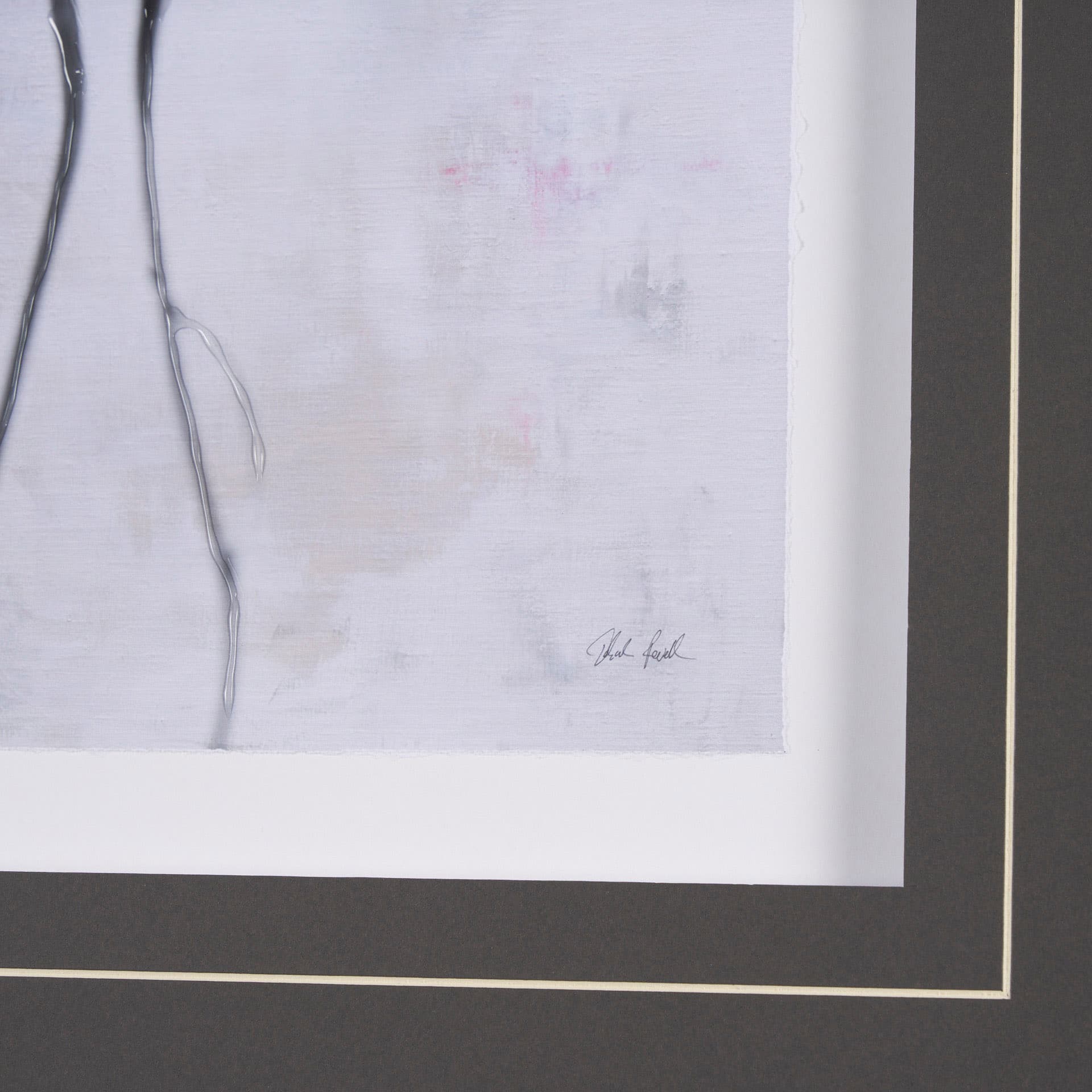 Wonderful Wildflowers XIV Neutral by Deborah Revell a Hand Embellished Framed Art Print Matted under — product photograph