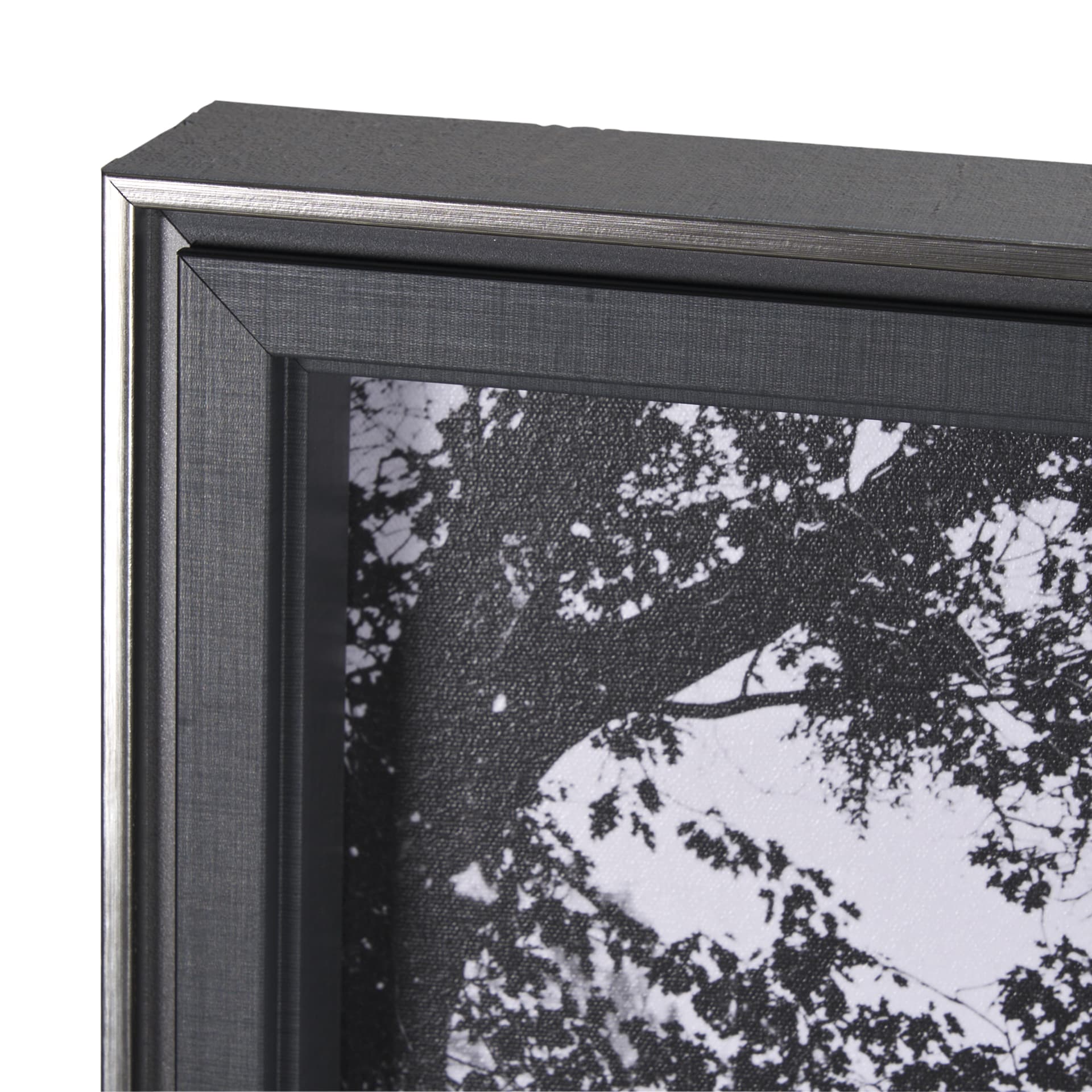 Yosemite Falls by Carleton E Watkins a Hand Embellished Textured Framed Photo Art Print — product photograph