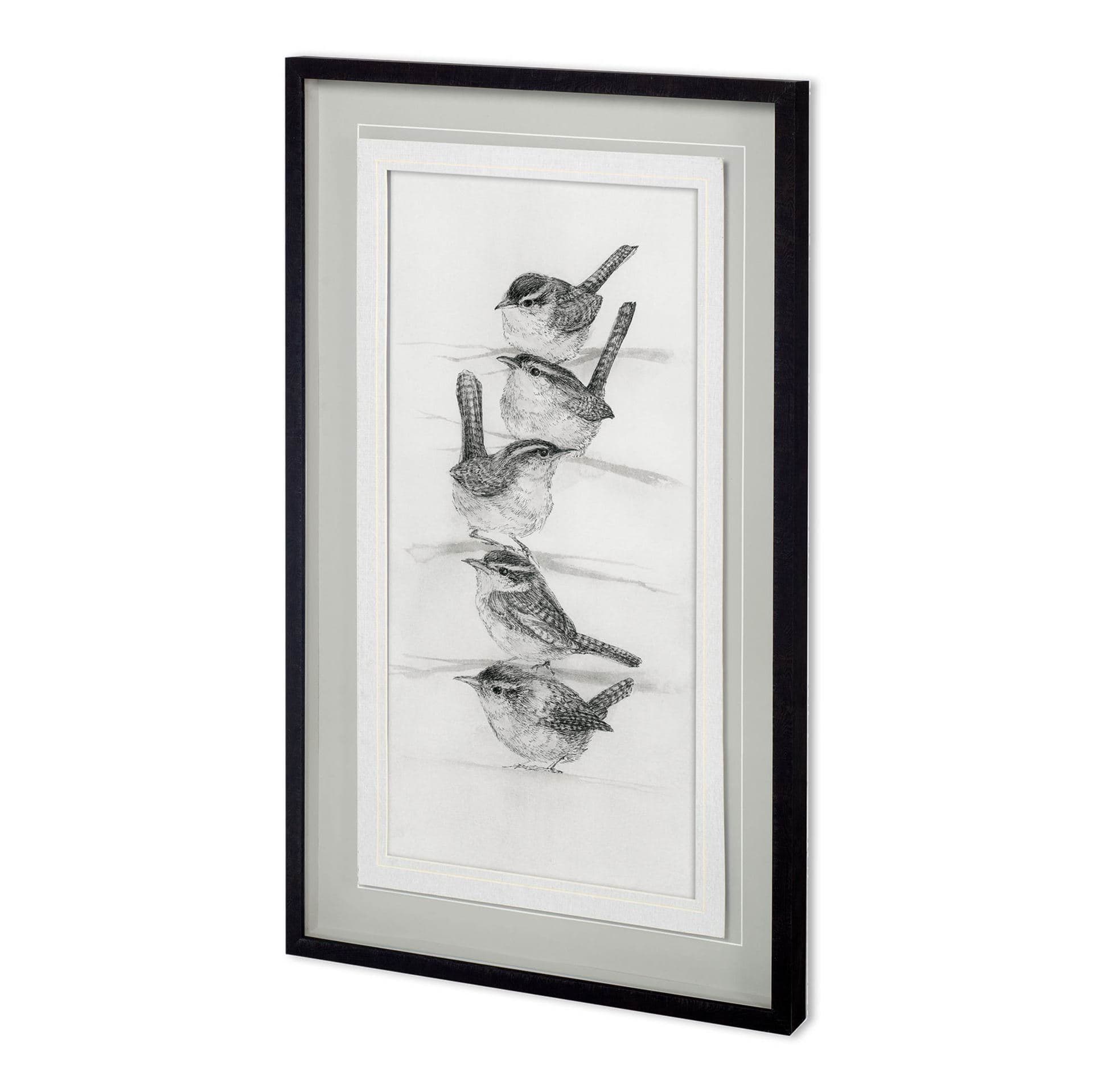 Tutti II by Mercana Studio a Hand Embellished Textured Framed Art Print Matted under Glass — product photograph