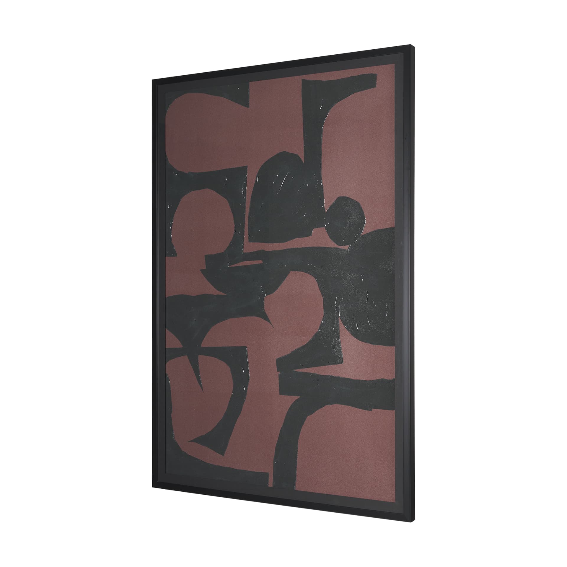 Tempelhof by Mercana Studio a Hand Embellished Textured Framed Art Print Matted under Glass — product photograph