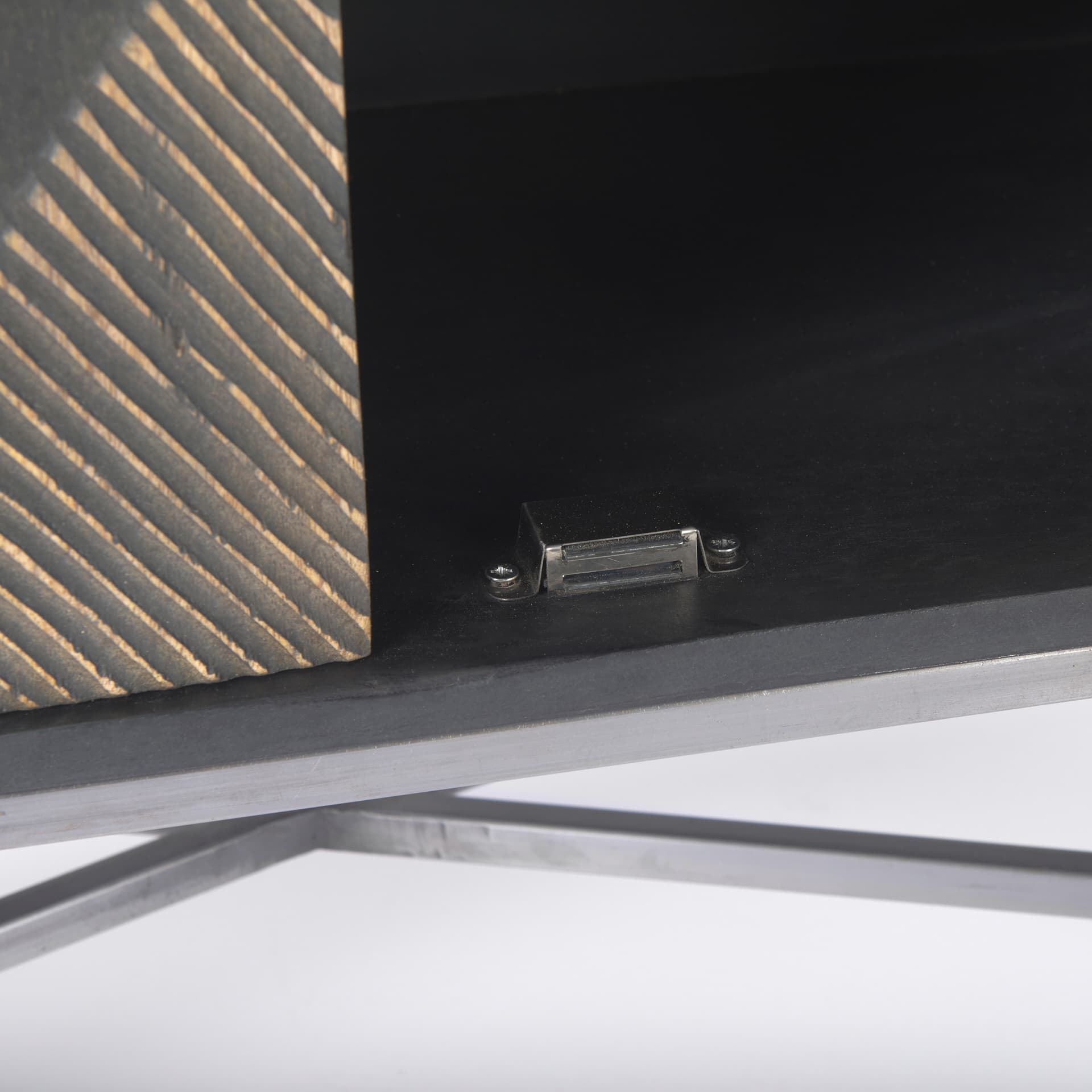 Hogarth 36.0L x 16.0W x 34.0H 2 Door Dark Accent Cabinet — product photograph