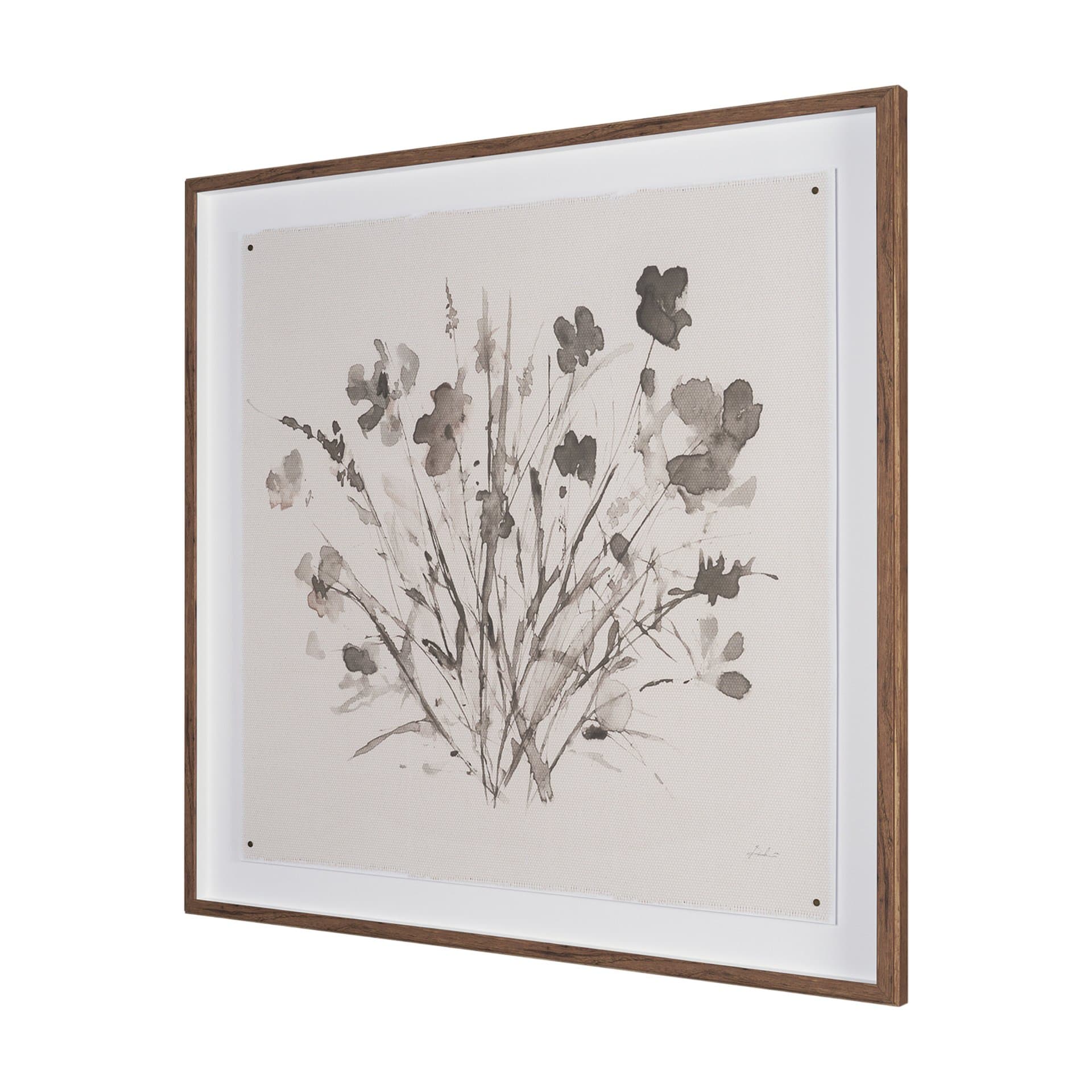 Floral Impressions III by Melody Ducharme a Framed Art Print Matted under Glass — product photograph