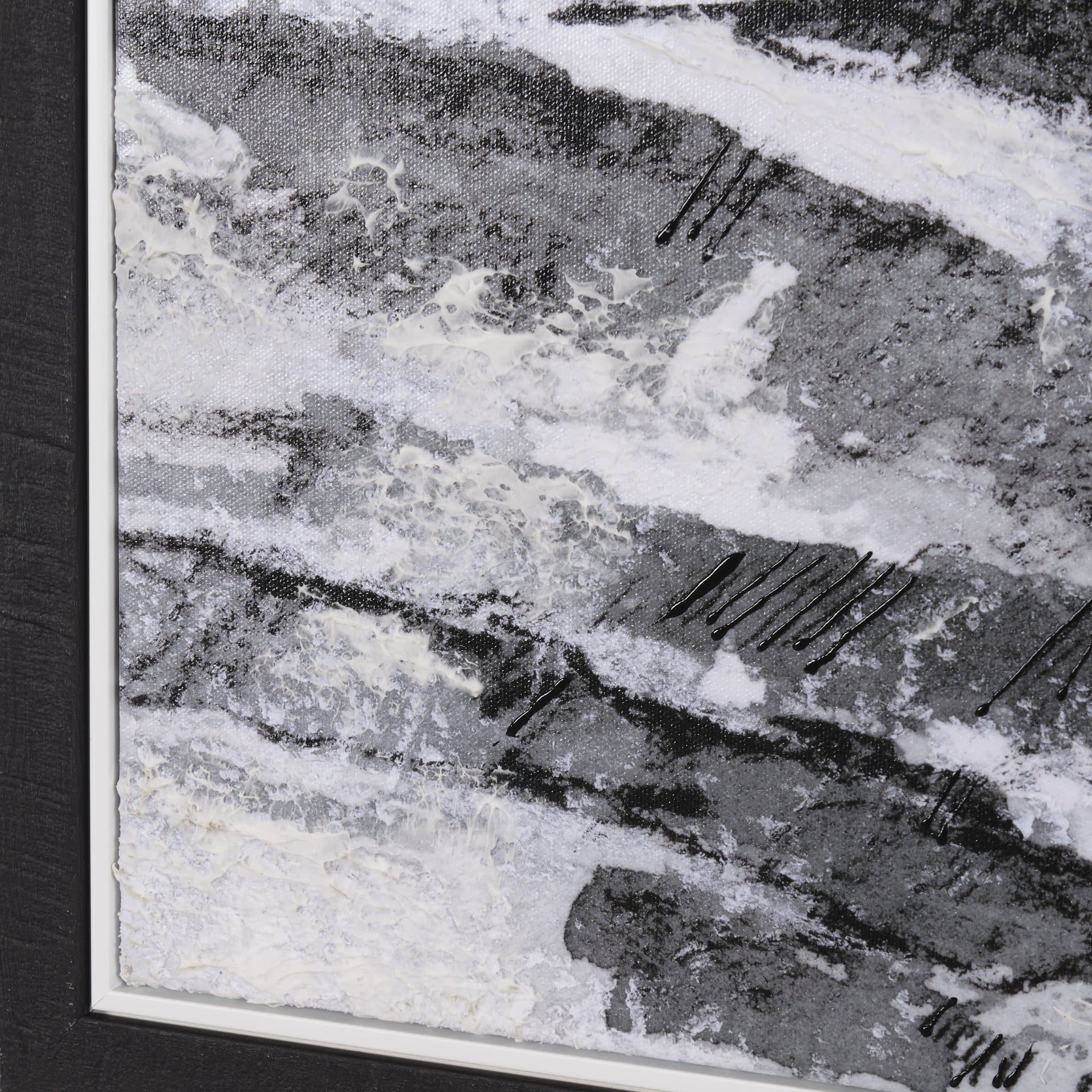 Seaside Vacation III by Mercana Studio a Hand Embellished Textured Framed Canvas — product photograph