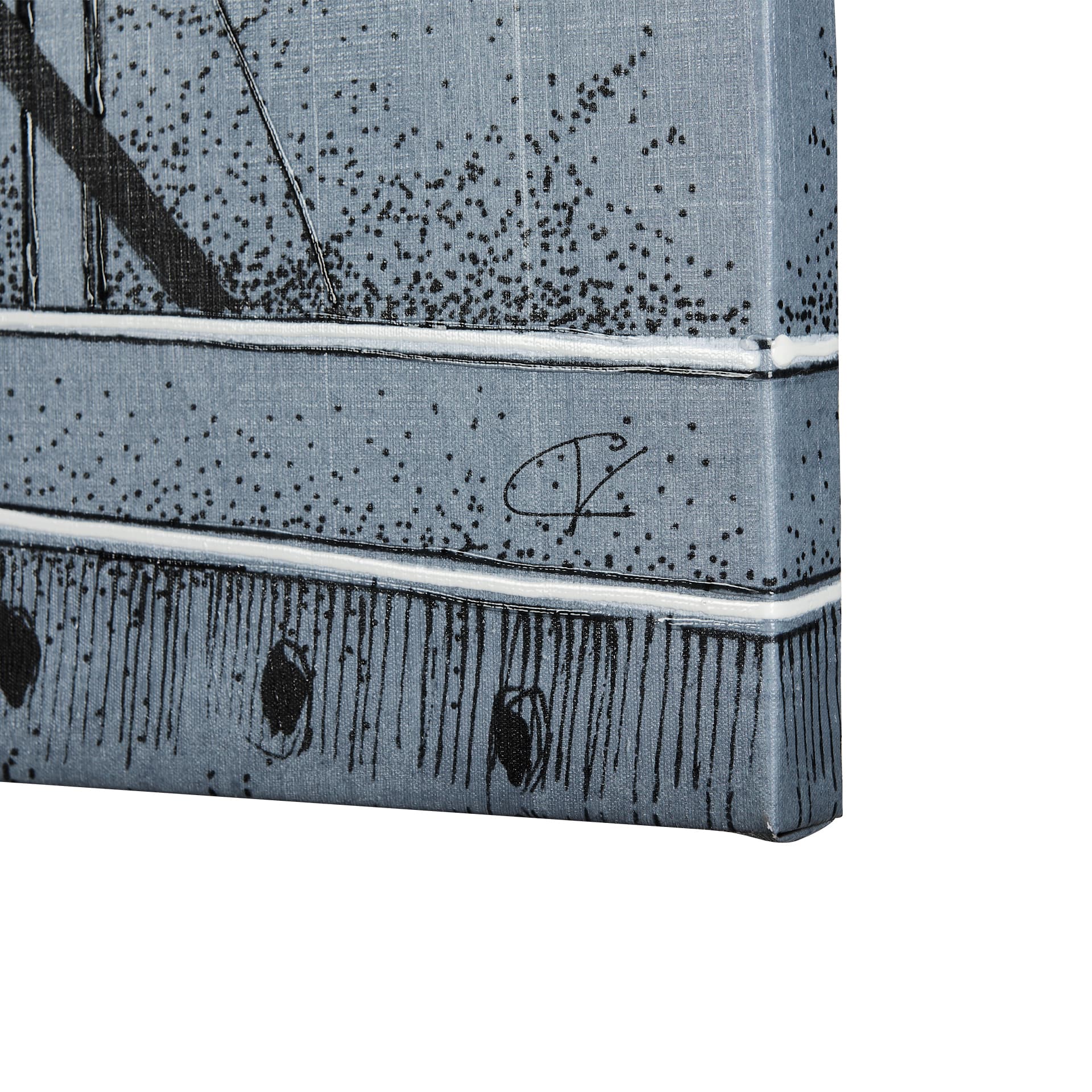 Bridge II by Mercana Studio a Hand Embellished Textured Canvas — product photograph