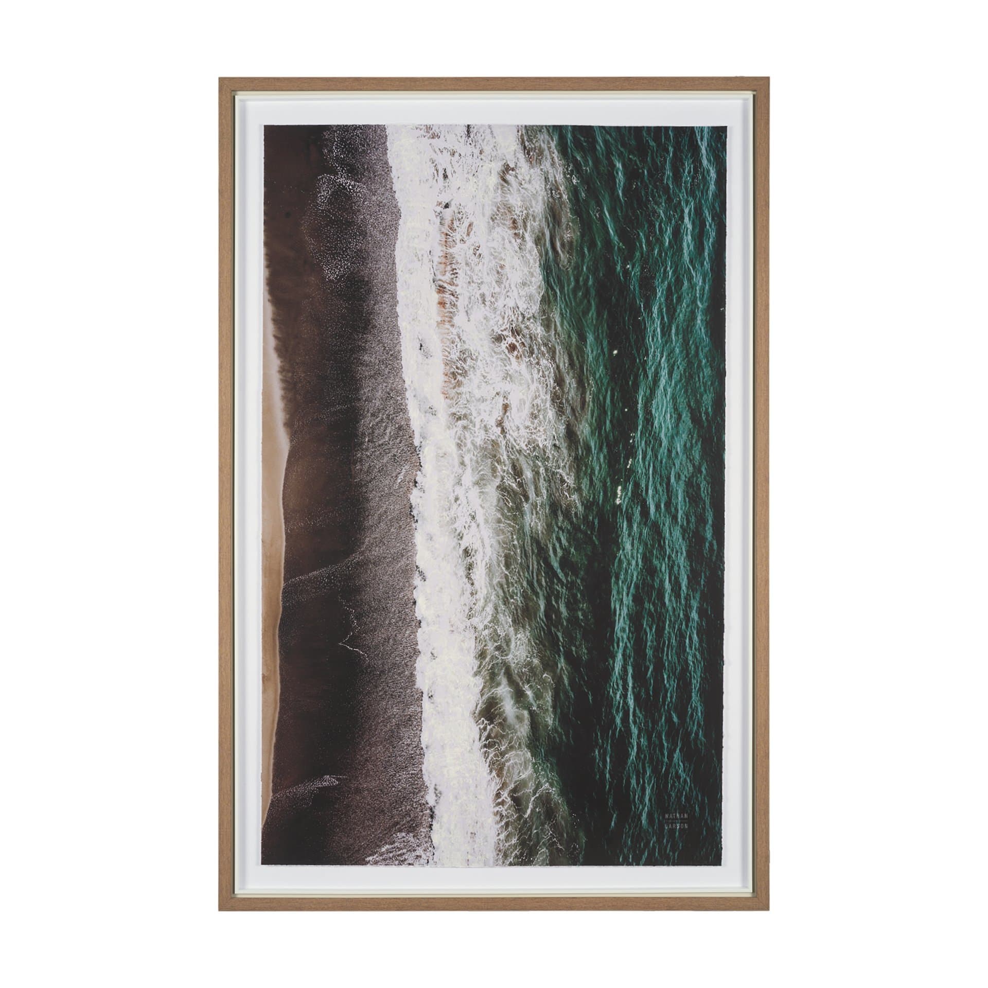 Move Gently II by Nathan Larson a Hand Embellished Framed Photo Art Print Matted under Glass — product photograph