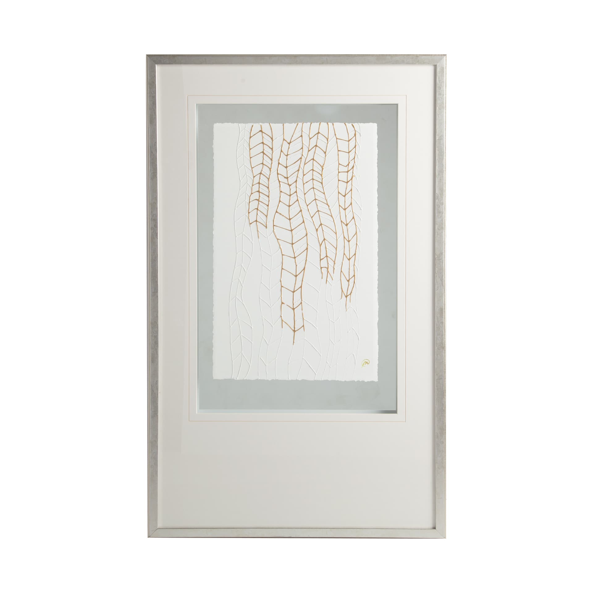 Vin II by Studio M a handmade Original Framed Artwork under Glass — product photograph