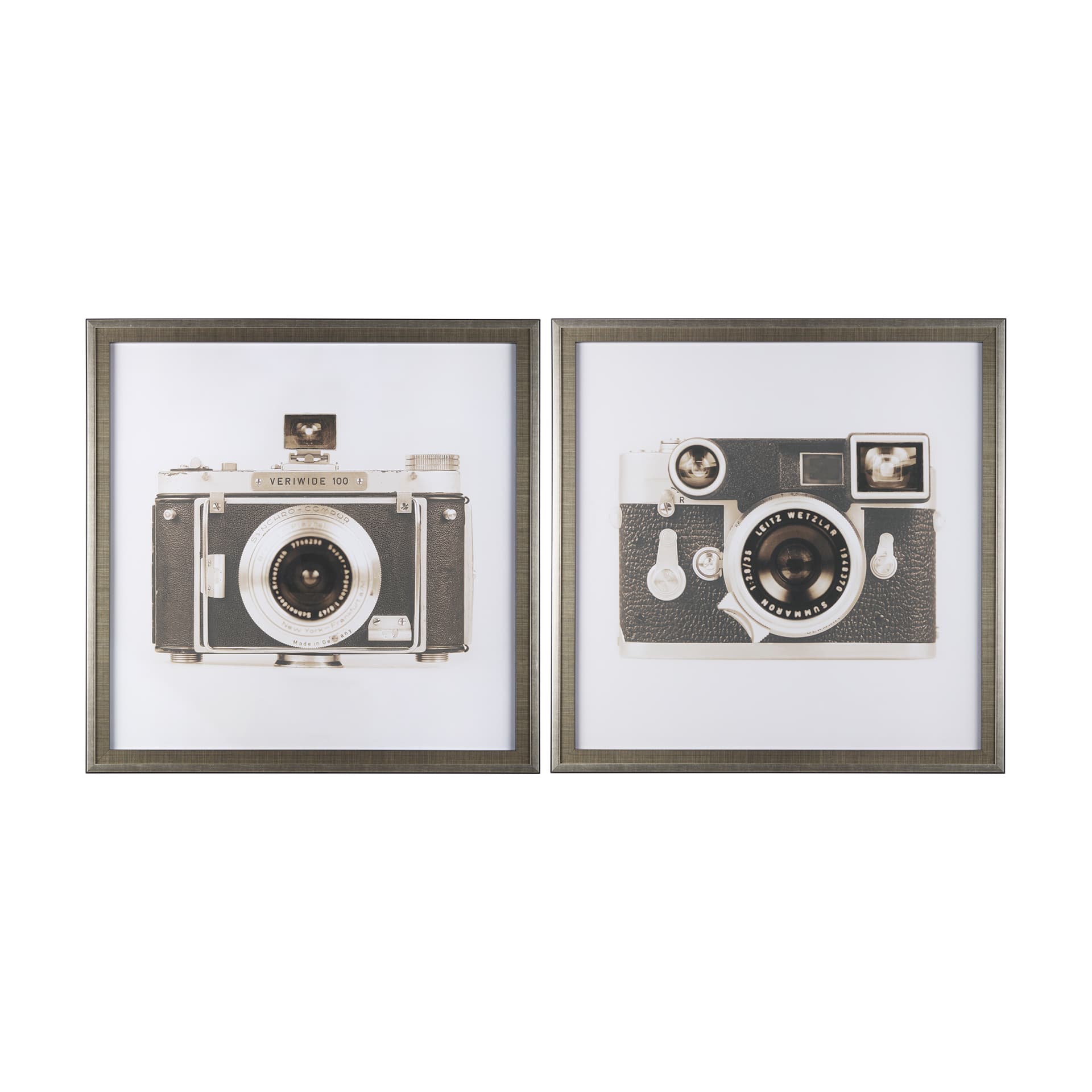 Retro Camera II by Mercana Studio a Hand Embellished Textured Framed Photo Art Print Matted under Gl — product photograph