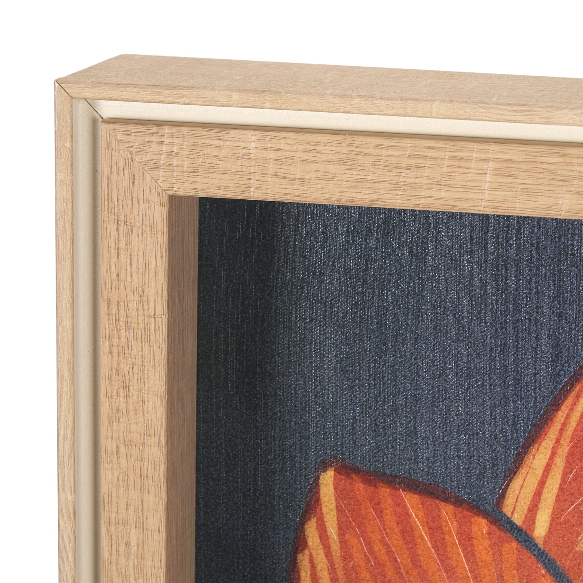Flower Portrait II (TULIP) by Mercana Studio a Hand Embellished Textured Framed Art Print — product photograph