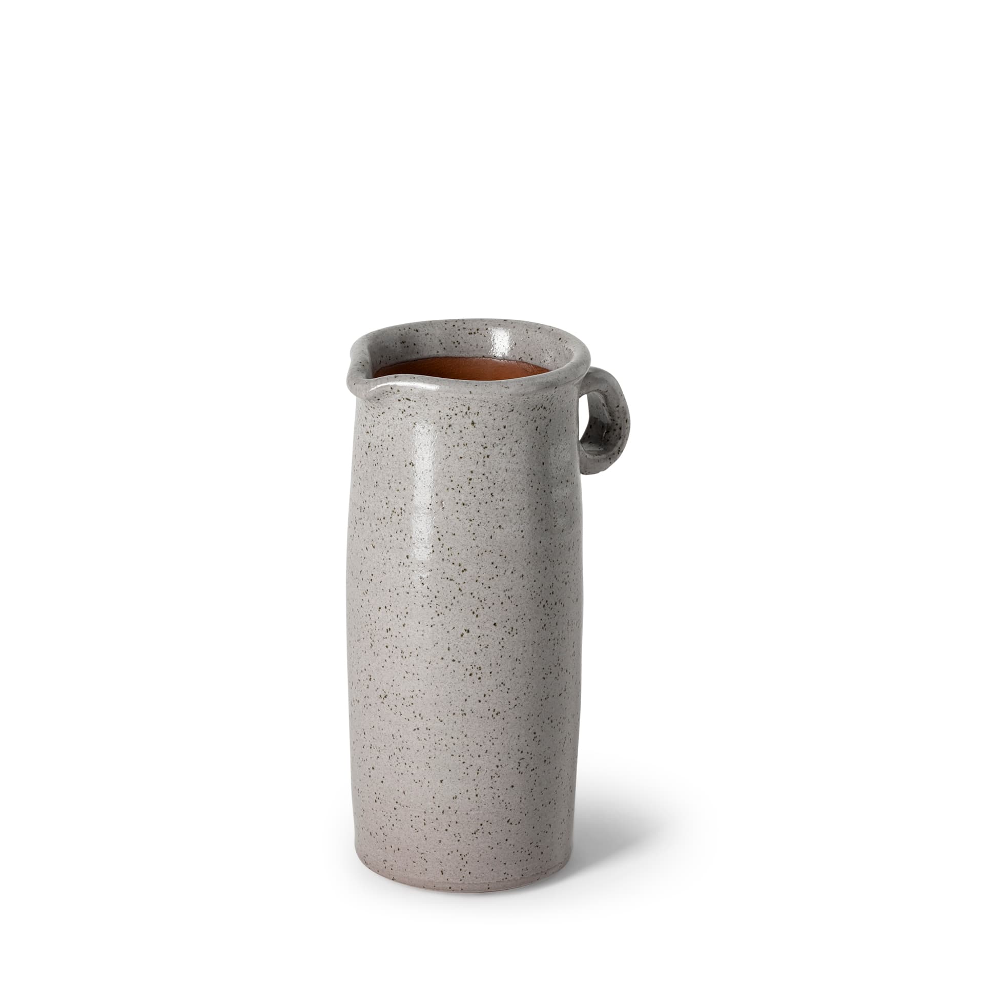 Frieda Small Freckled Gray Ceramic Jug — product photograph