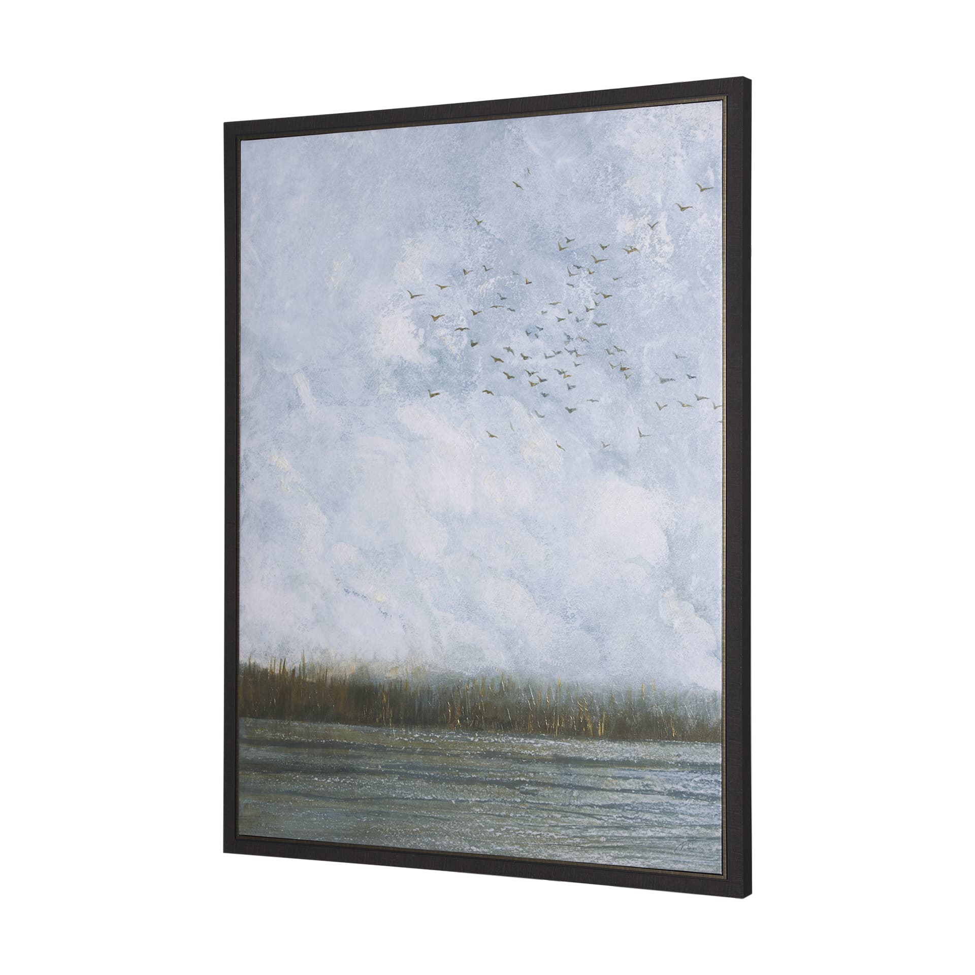 Spring is Coming I by Mercana Studio a Hand Embellished Textured Framed Canvas — product photograph