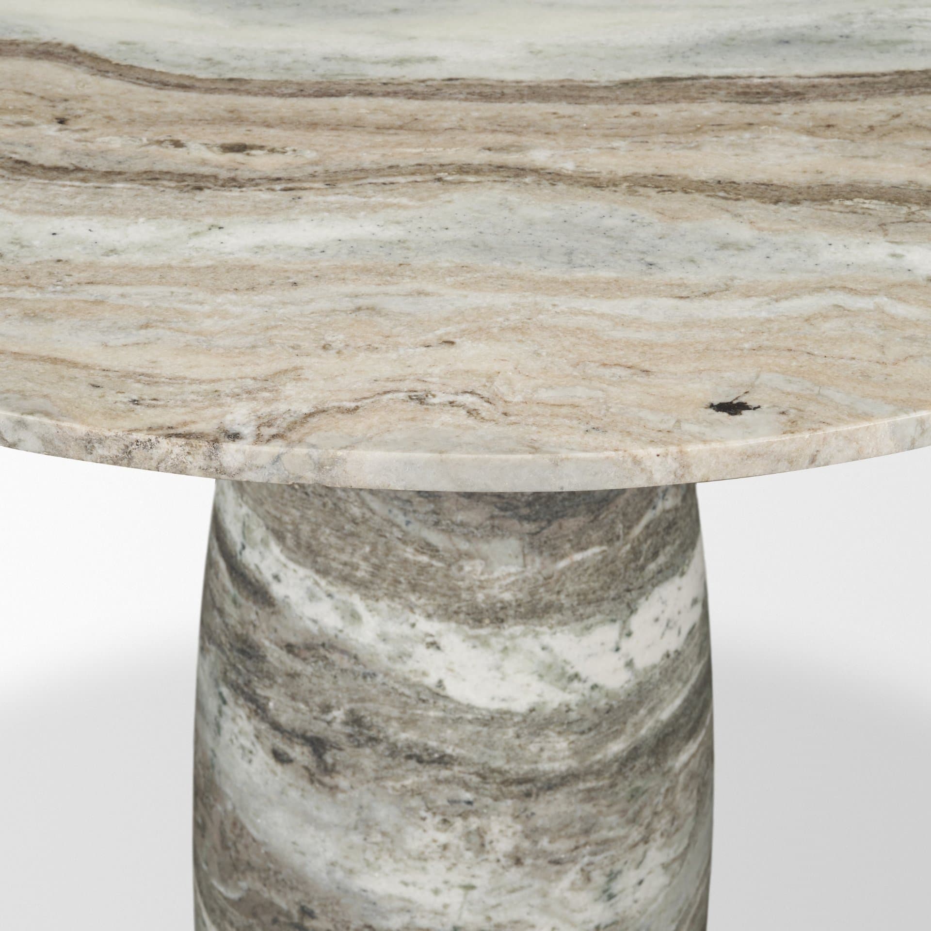 Allyson 42" Round Pedestal Dining Table | Marble | Seats 4 — product photograph