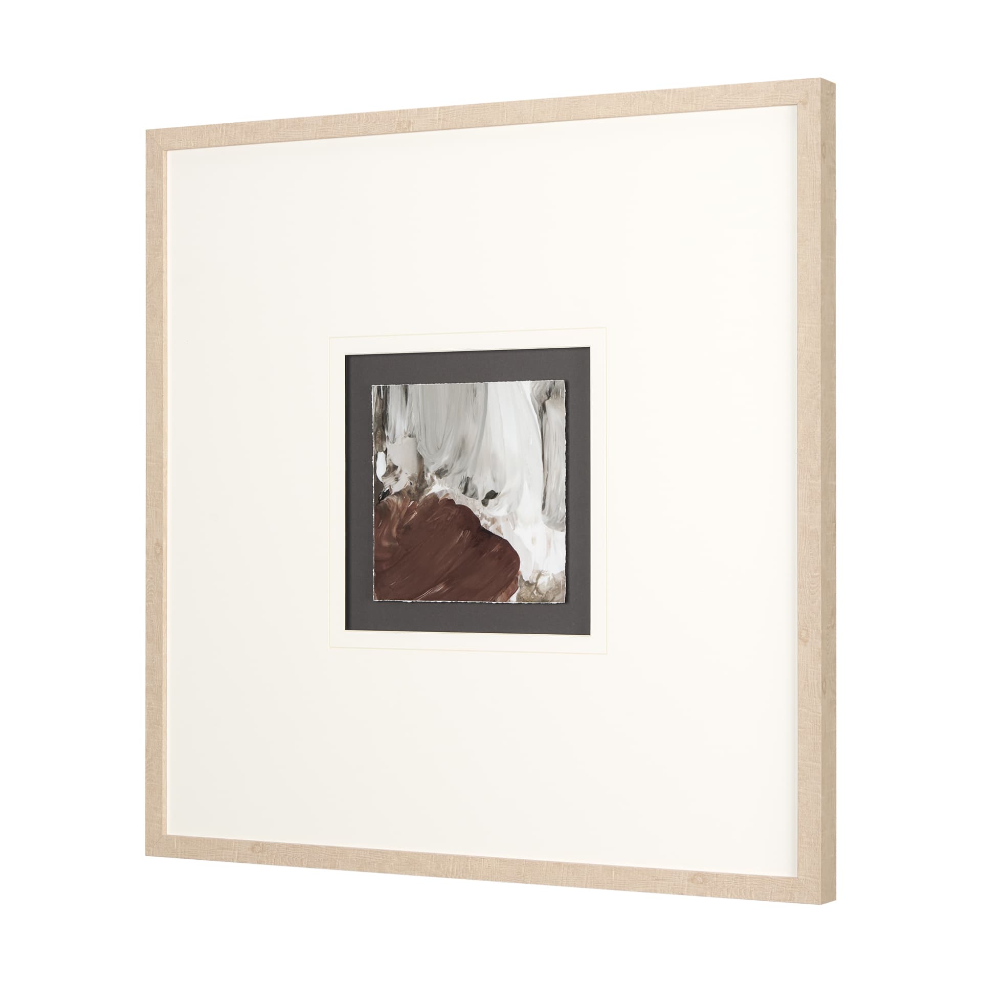 Harmonic IV by Mercana Studio a Hand Embellished Textured Framed Art Print Matted under Glass — product photograph