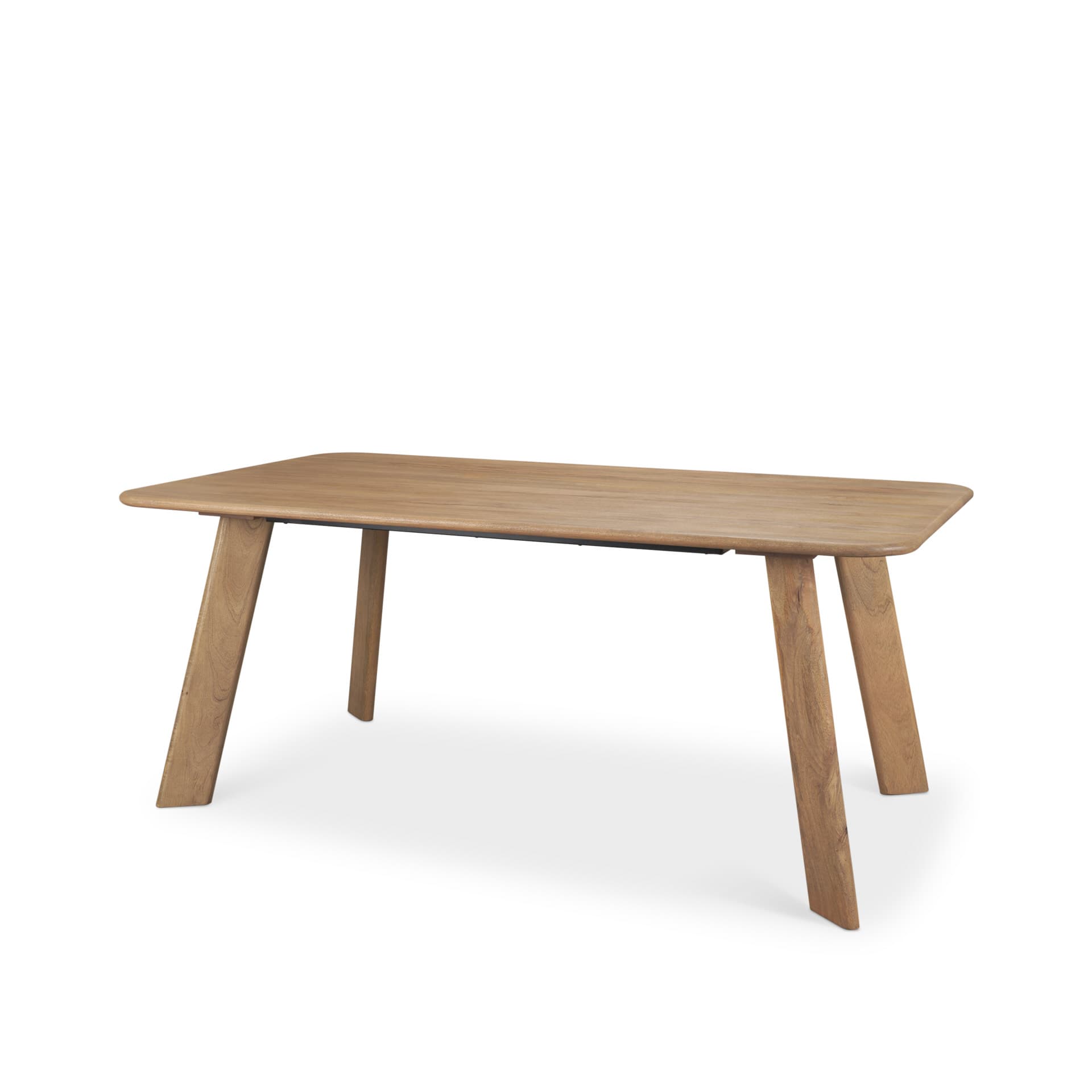 Welborn 72"L x 40"W Rectangular Dining Table | Modern | Light Brown Wood | Seats 6 — product photograph