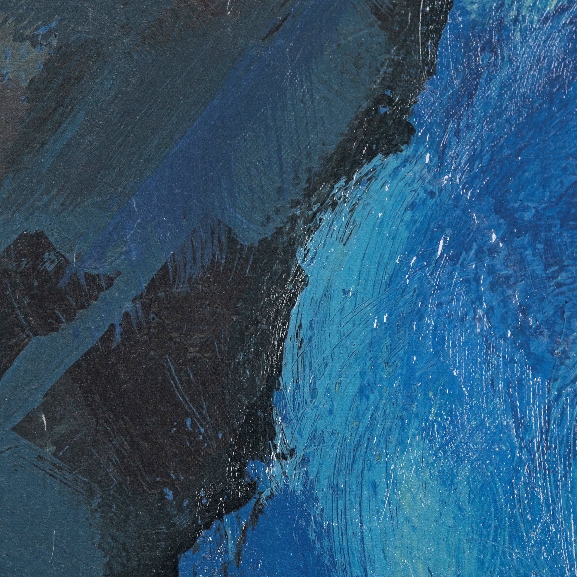 Aerial View II by Silvia Krause a Hand Embellished Textured Canvas — product photograph