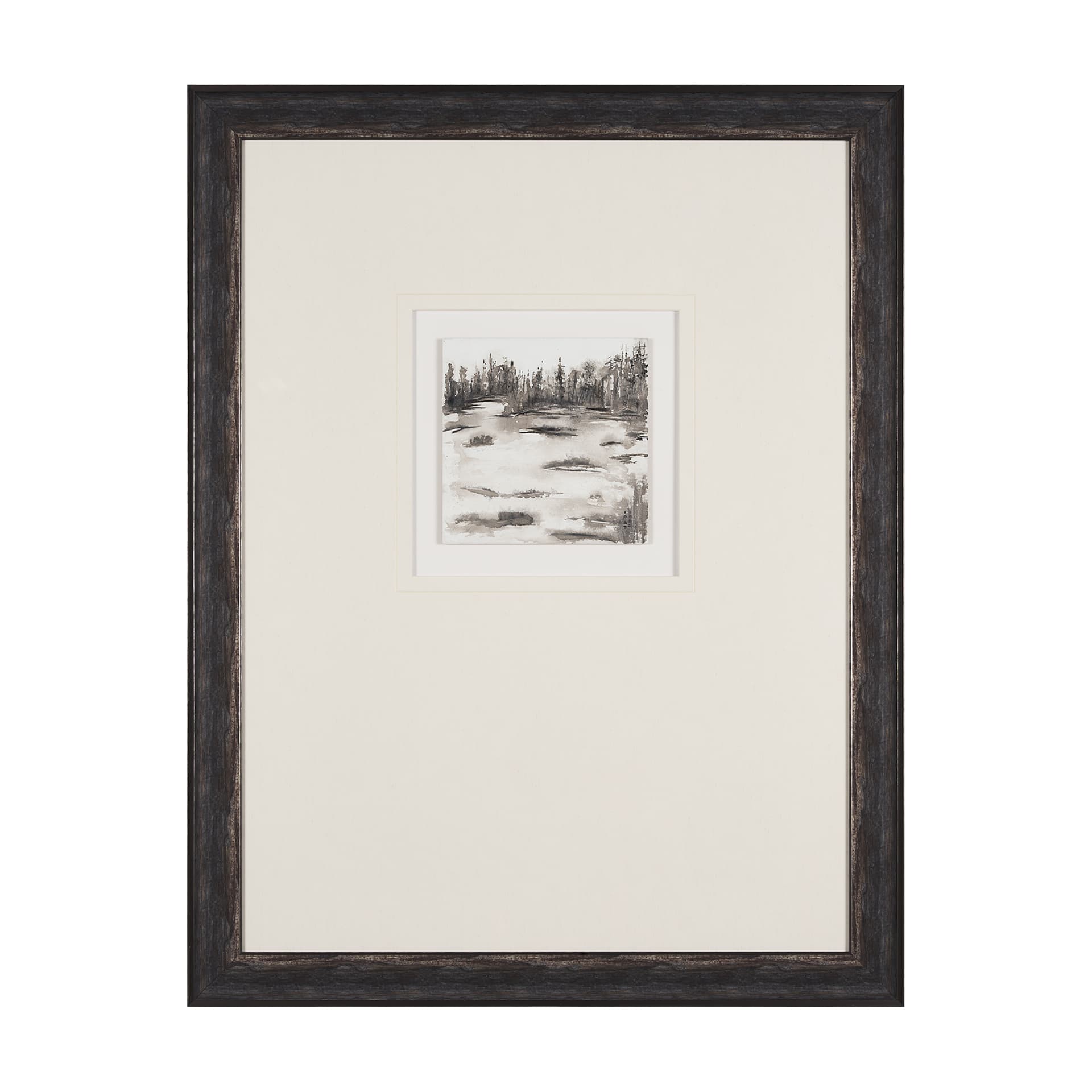 Meadow View by Studio M a handmade Original Framed Artwork under Glass — product photograph