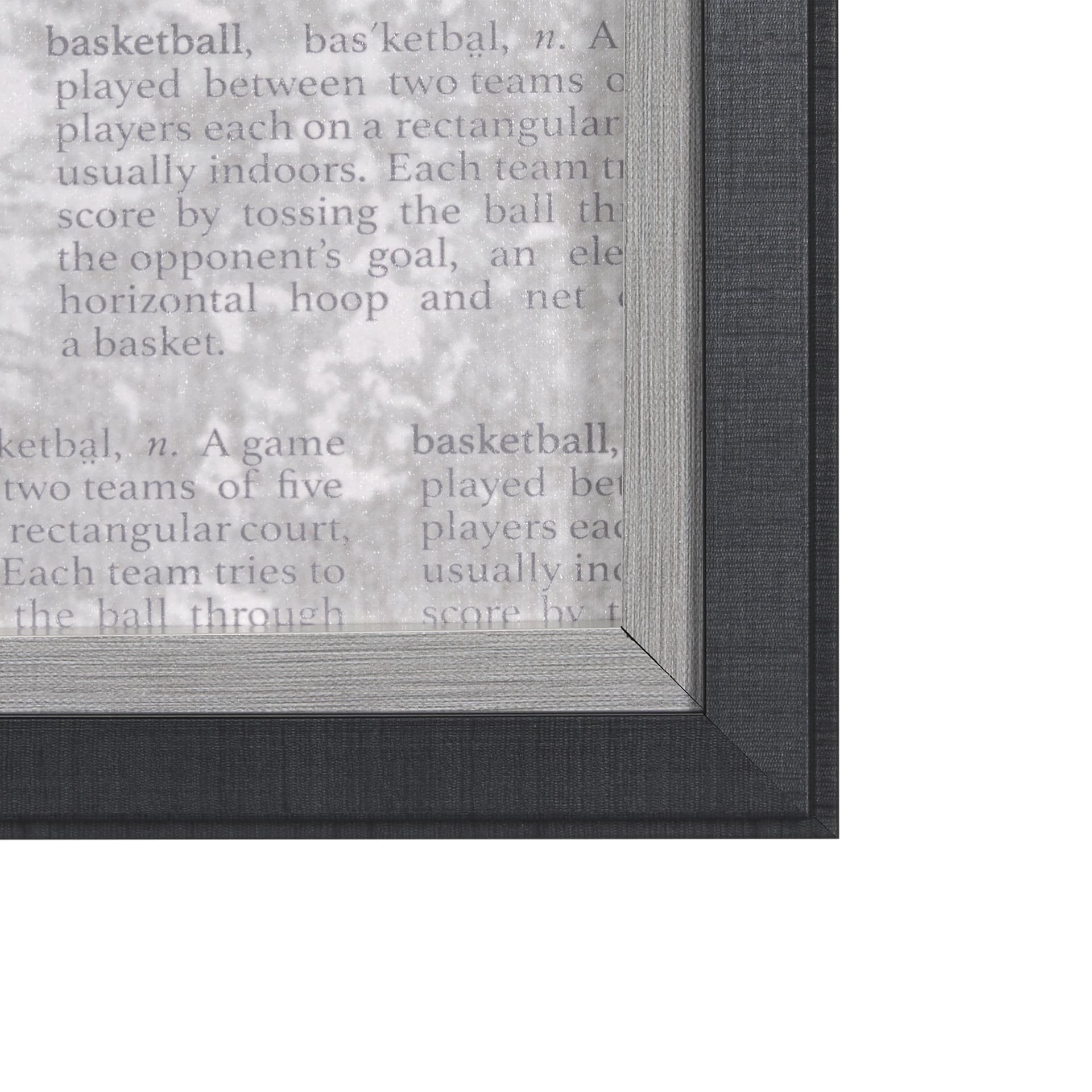 Definition of Sport IV by Mercana Studio a Hand Embellished Textured Framed Art Print — product photograph