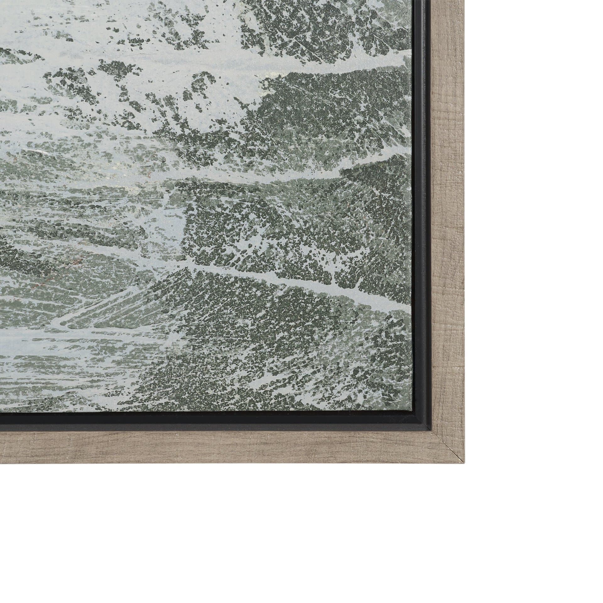 Verdant II by Mercana Studio Hand-Embellished Textured Framed Canvas Artwork — product photograph