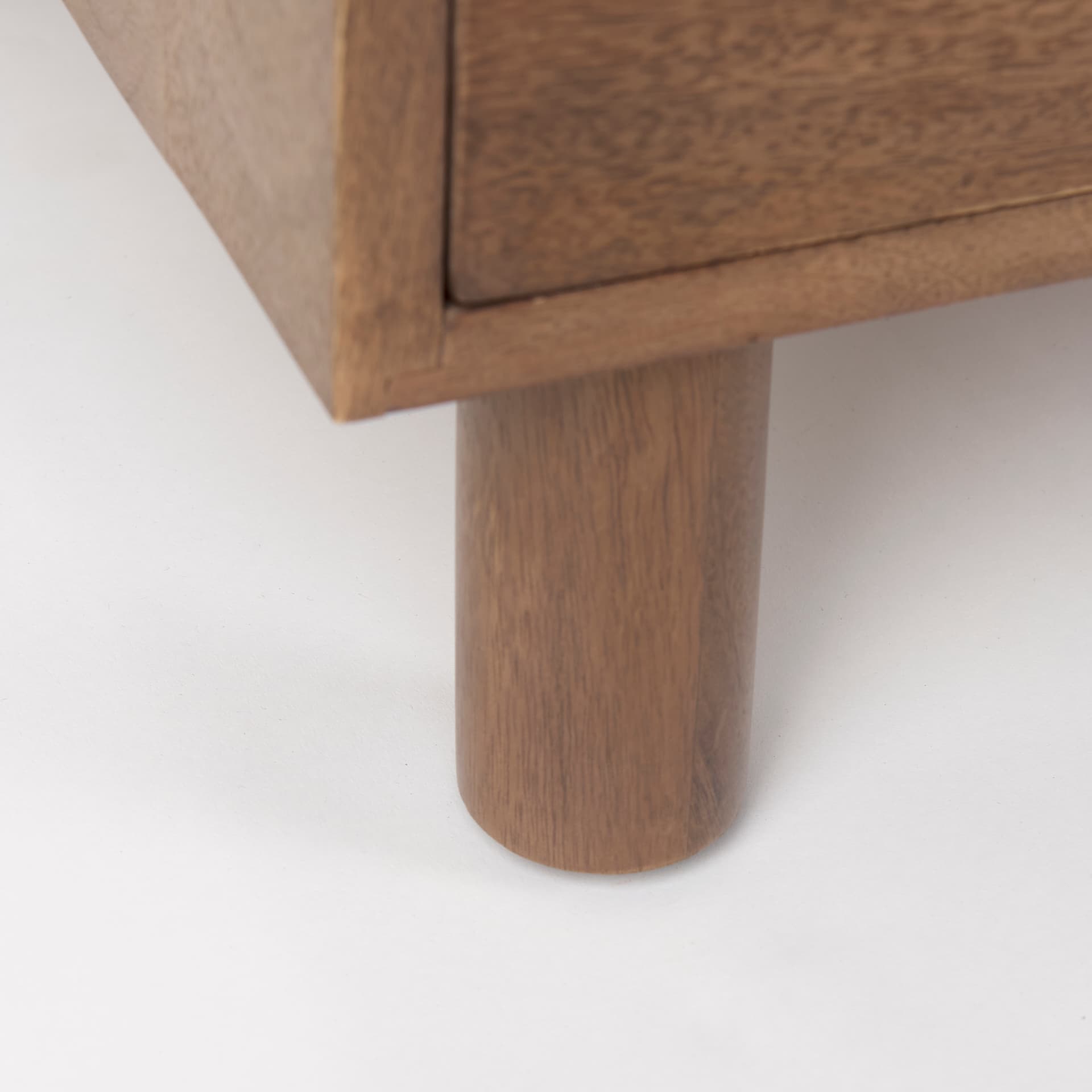 Astrid 71L x 17W x 30.3H Medium Brown Solid Wood 6 Drawer Sideboard — product photograph