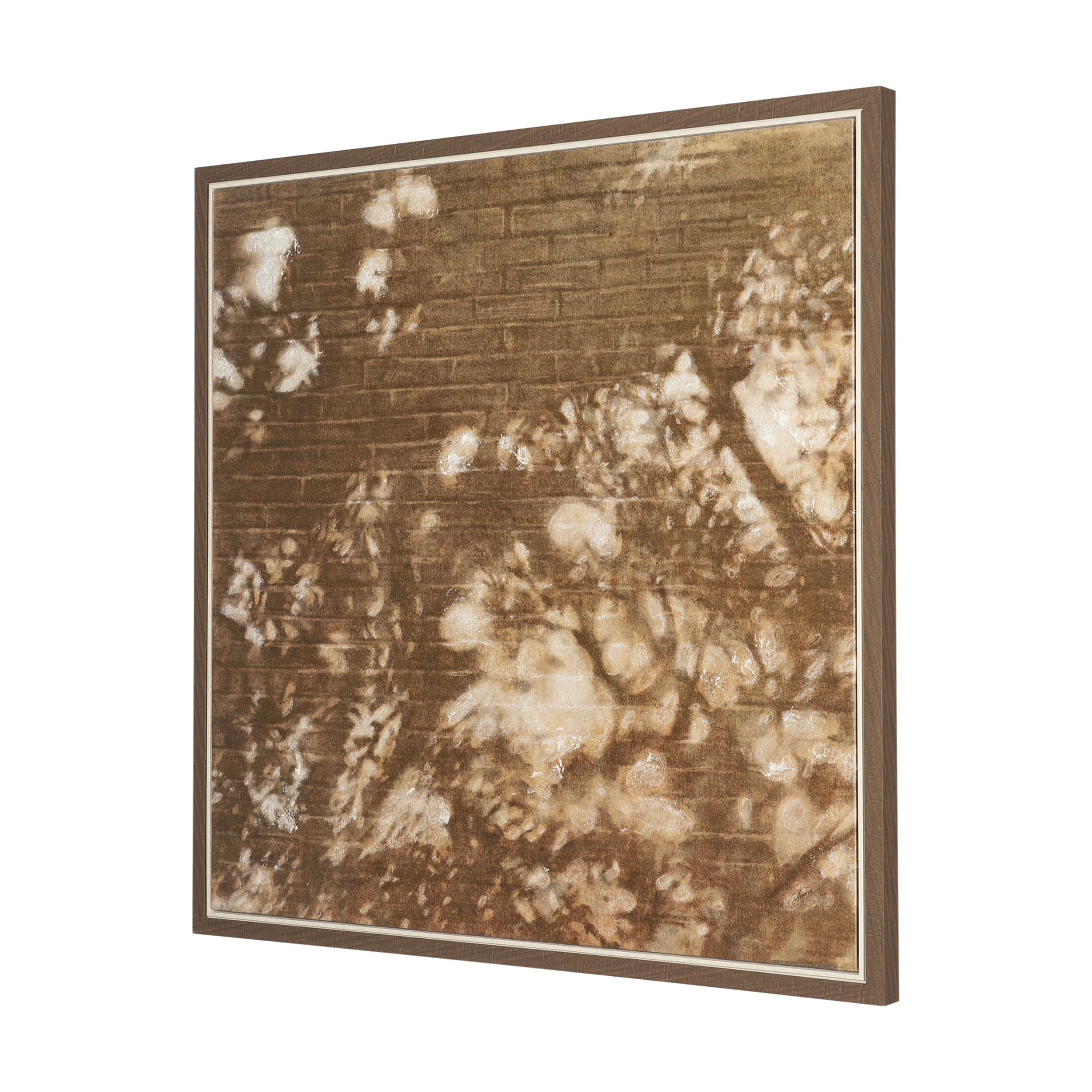 Wall of Shadows I by Mercana Studio Hand-Embellished Textured Framed Canvas Artwork — product photograph
