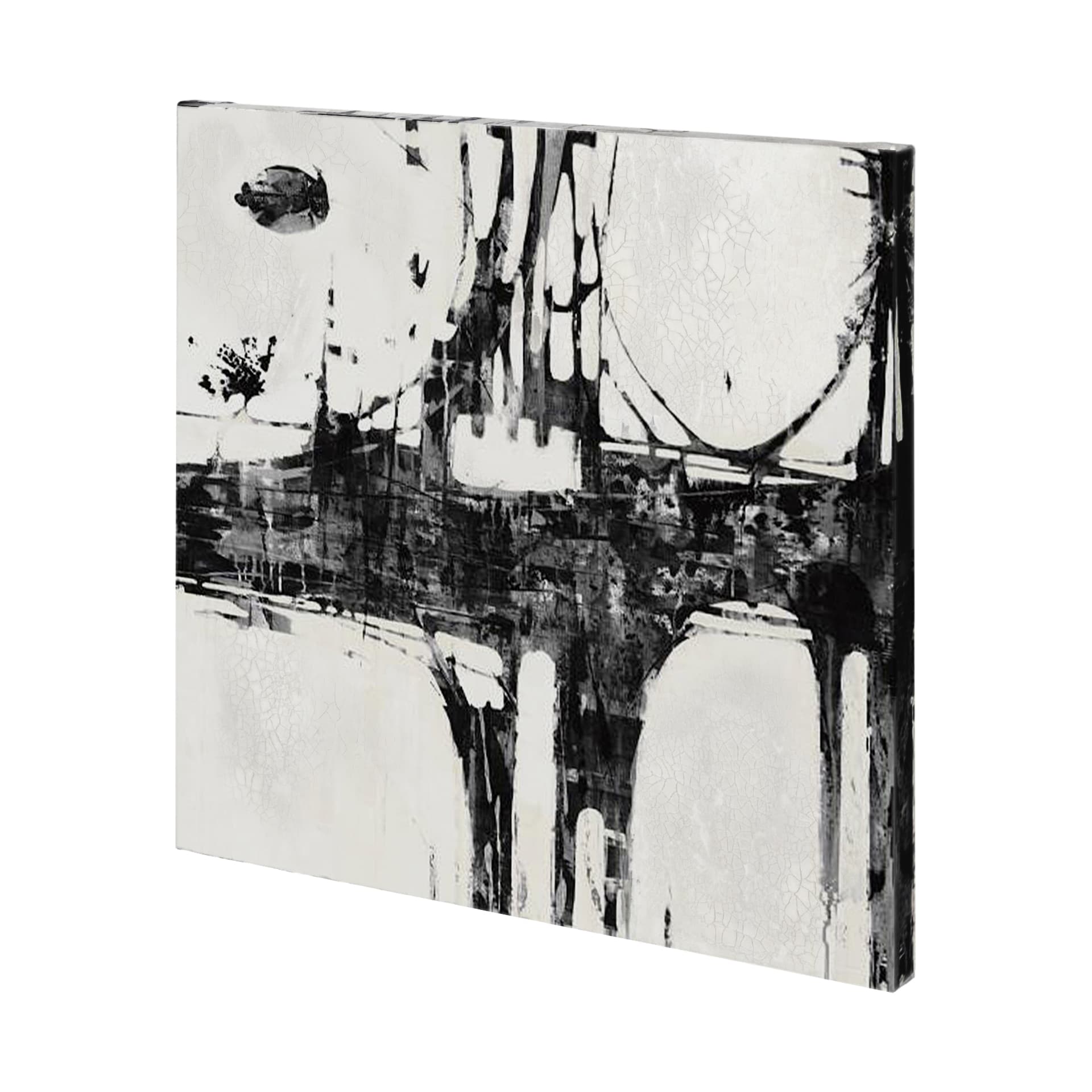 Back Lighting II by Mercana Studio a Hand Embellished Textured Canvas — product photograph