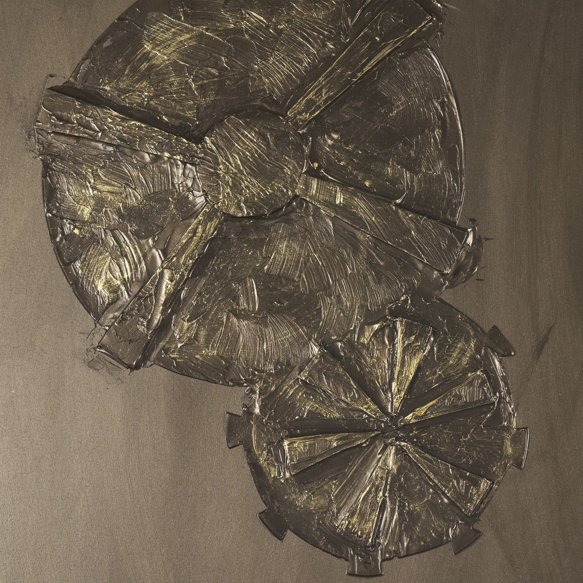 The Bronze Spark I by Studio M a handmade Original Framed Artwork under Glass — product photograph