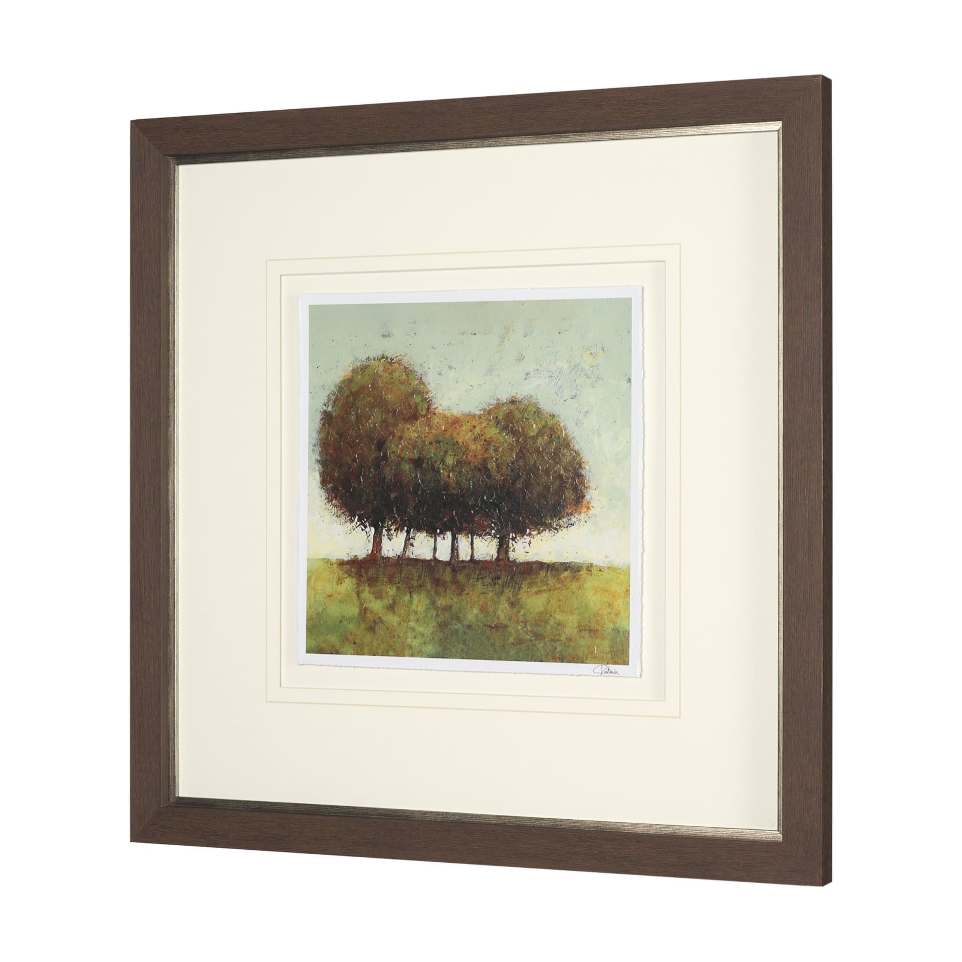 Hidden Grove I by Mercana Studio Hand Embelished Textured Framed Artwork Matted under Glass — product photograph