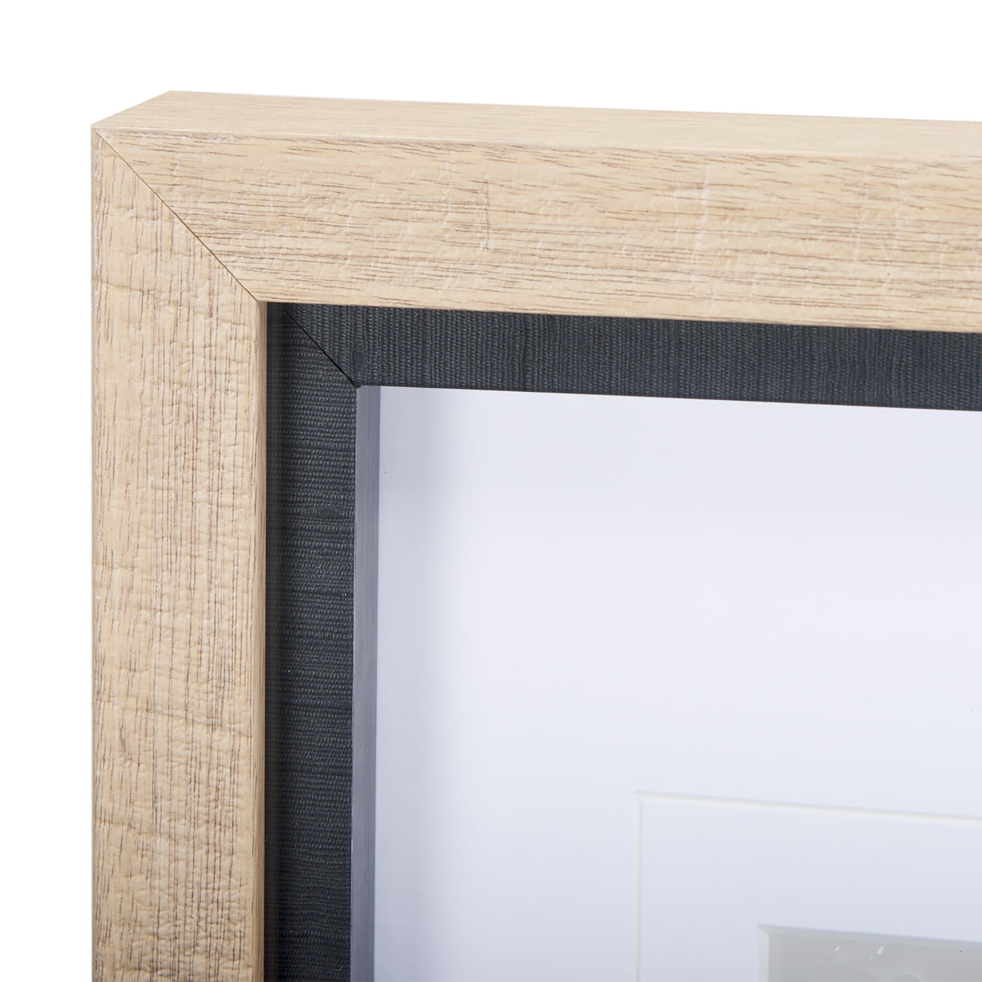 Grey Sky I by Mercana Studio a Hand Embellished Textured Framed Art Print Matted under Glass — product photograph
