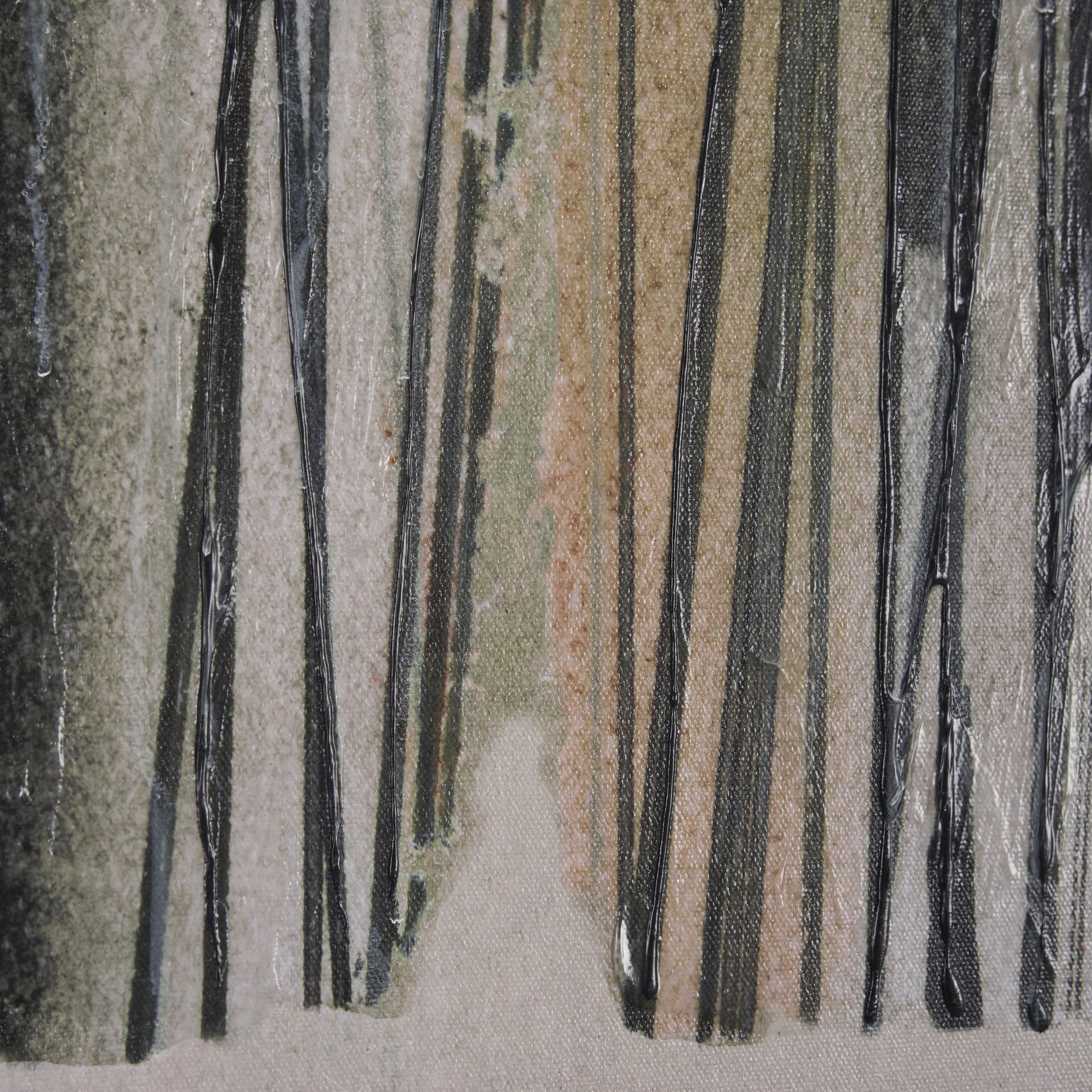 Strand by Mercana Studio a Hand Embellished Textured Framed Canvas — product photograph