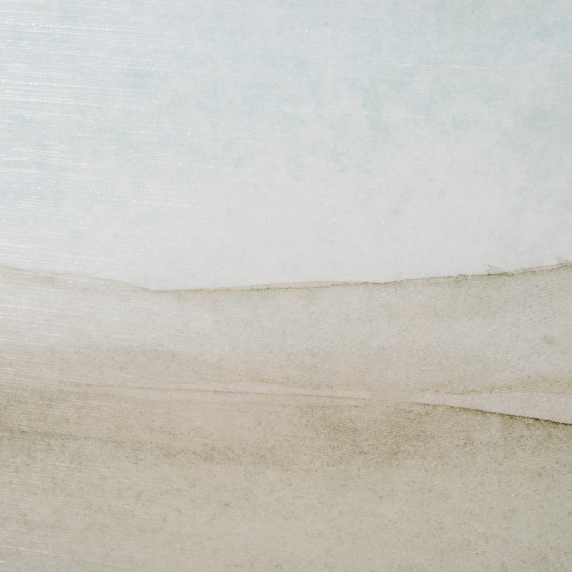 Rolling Fields I Hand Embellished Brown Framed Watercolor Art Print on Paper Mounted with Backing — product photograph
