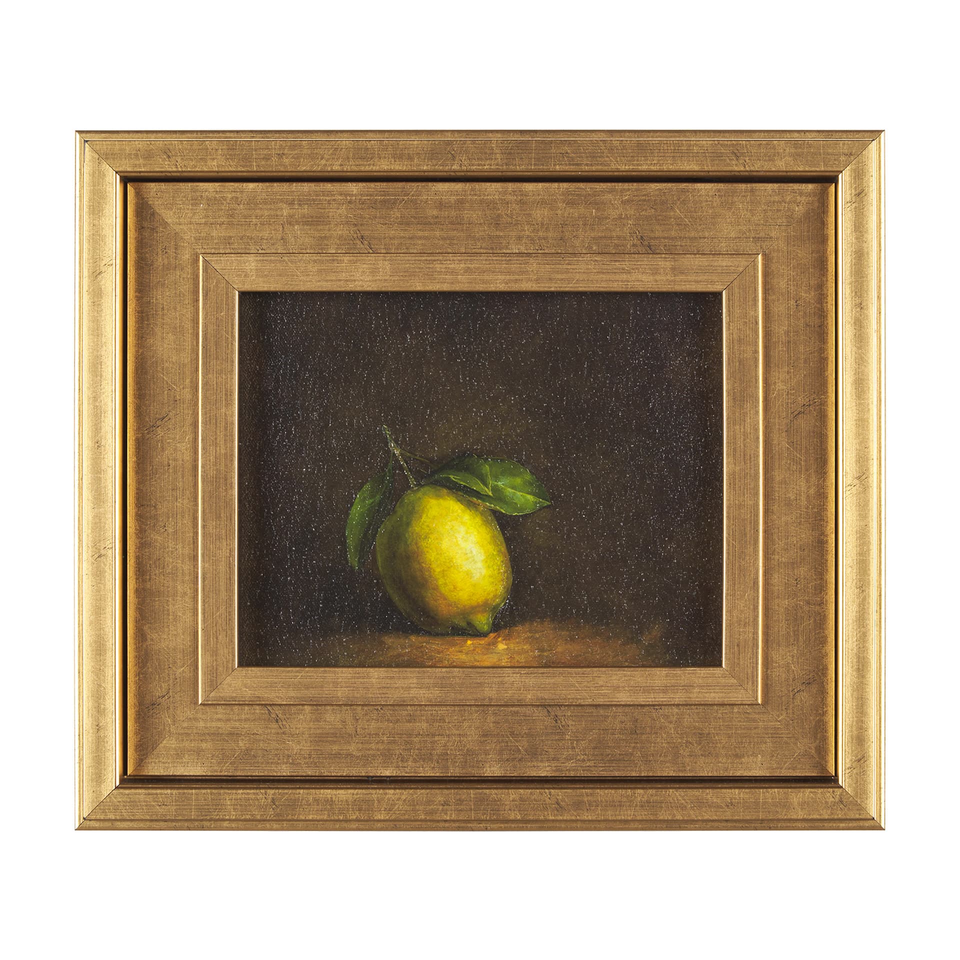 Lonely Lime by Mercana Studio a Hand Embellished Framed Art Print — product photograph