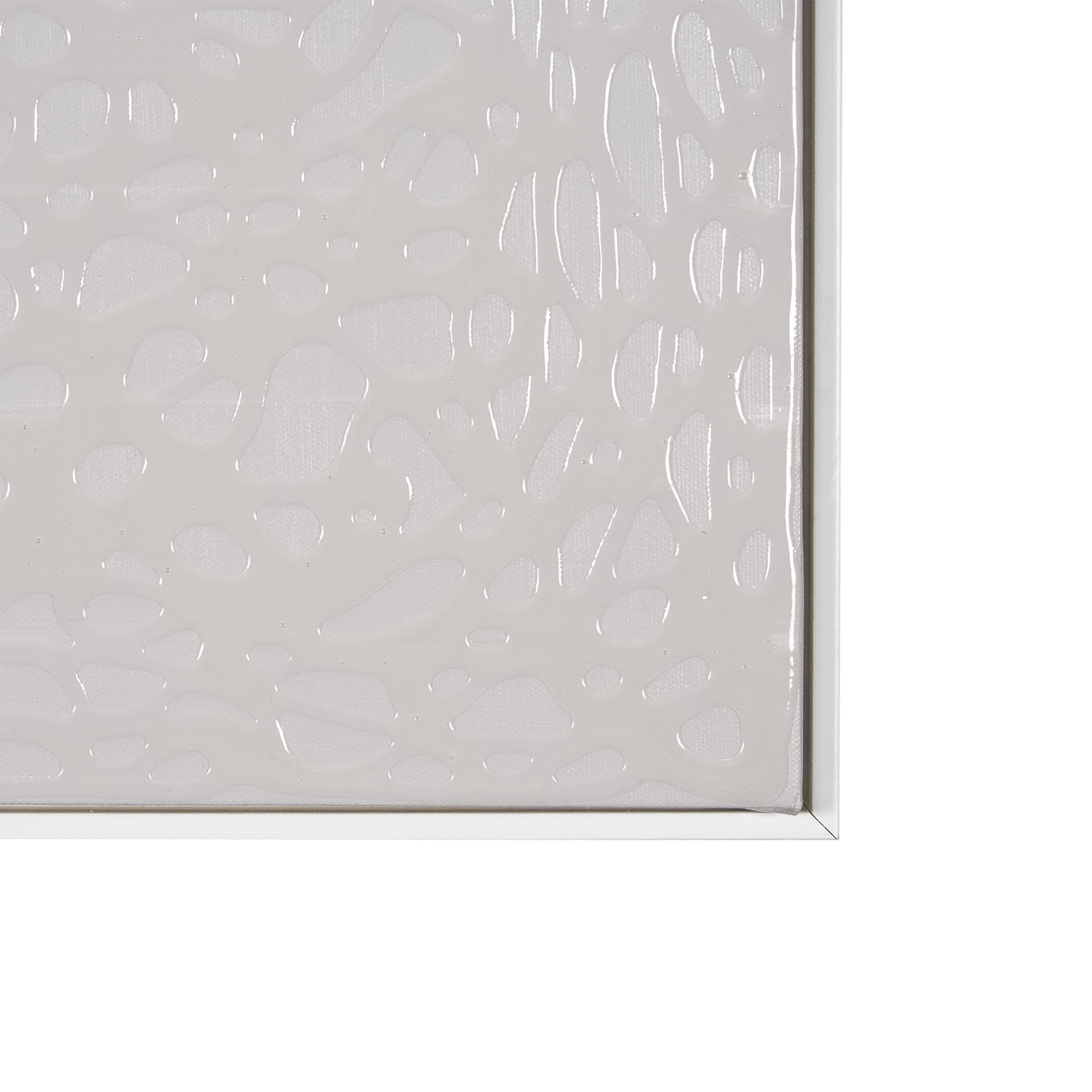 Dapple Dark by Studio M a handmade Original Framed Canvas 3D Textured Artwork — product photograph