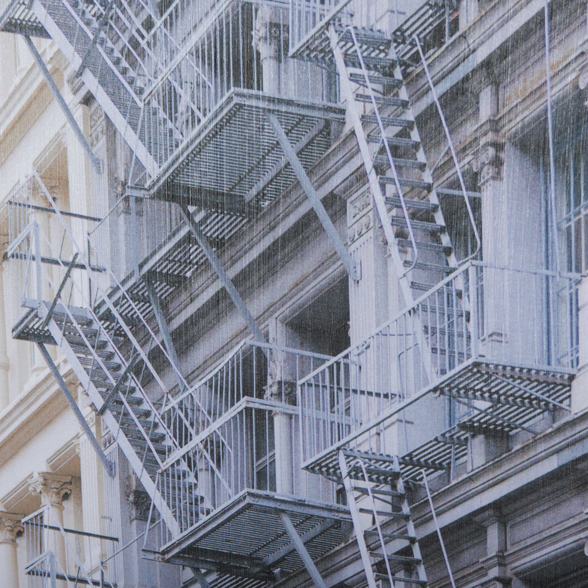 Fresh Facade - Hand Embellished Textured Framed Photo Art Print Matted under Glass — product photograph