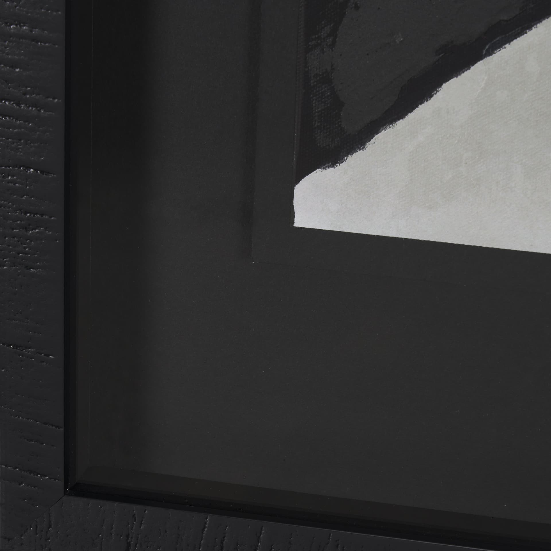 Shape Shift - Divide by Mercana Studio Hand Embellished Textured Framed Art Print Matted under Glass — product photograph