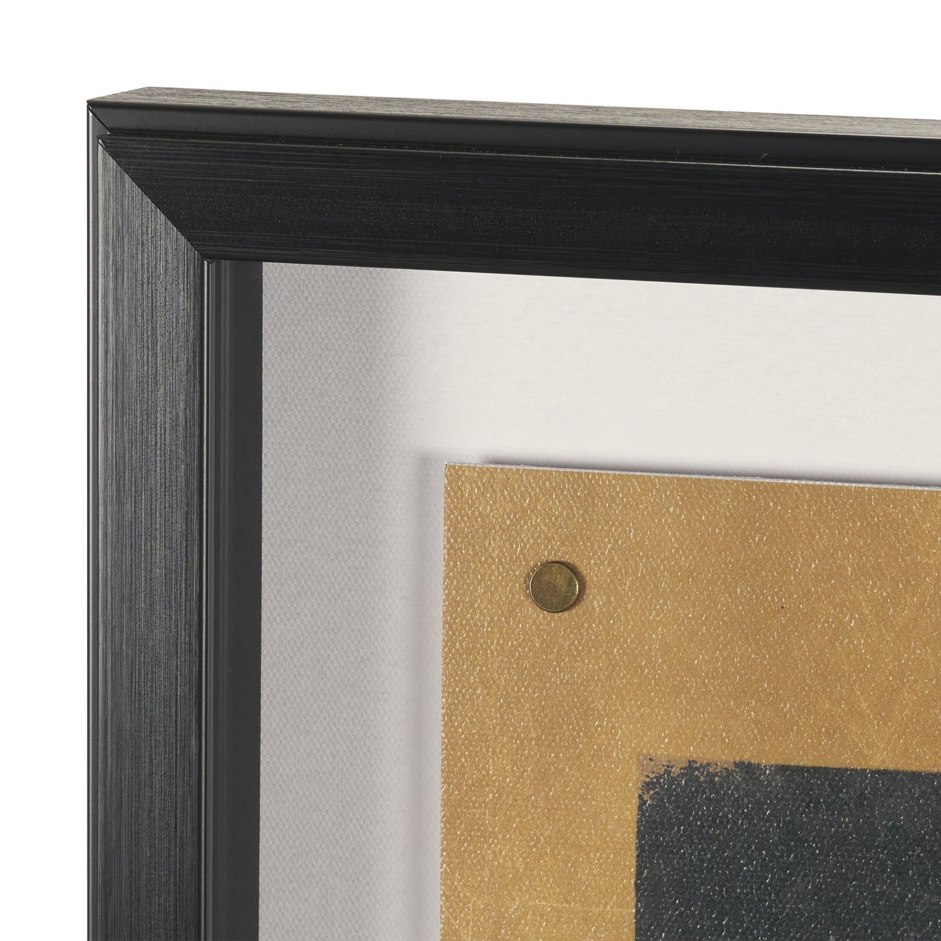 Ephemera Exhibition by The Vintage Collection Hand Embelished Text Framed Artwork Matted under Glass — product photograph