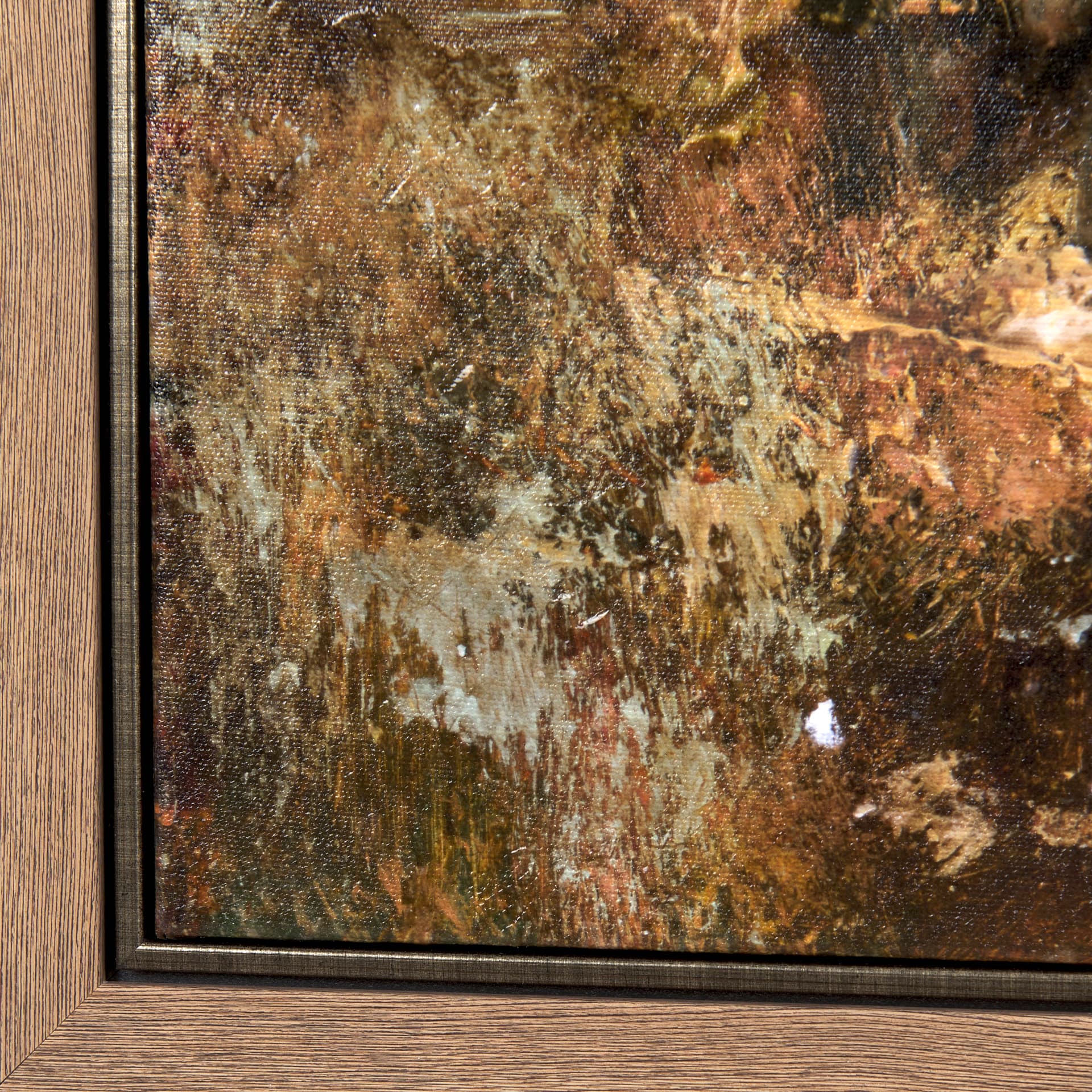River Valley by Mercana Studio a Hand Embellished Textured Framed Canvas — product photograph