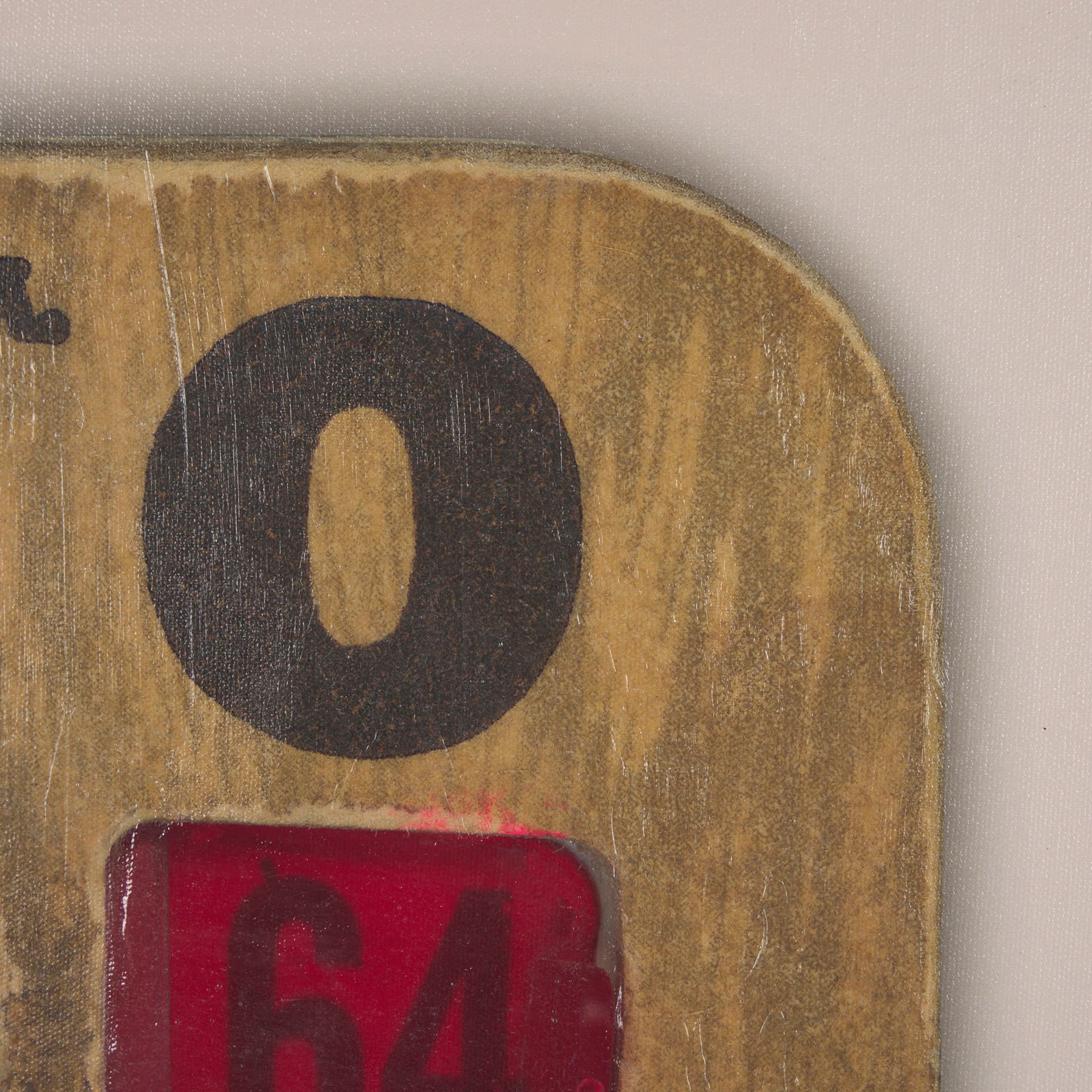Chasing Numbers III Bingo Card by Mercana Studio a Hand Embellished Textured Framed Canvas — product photograph