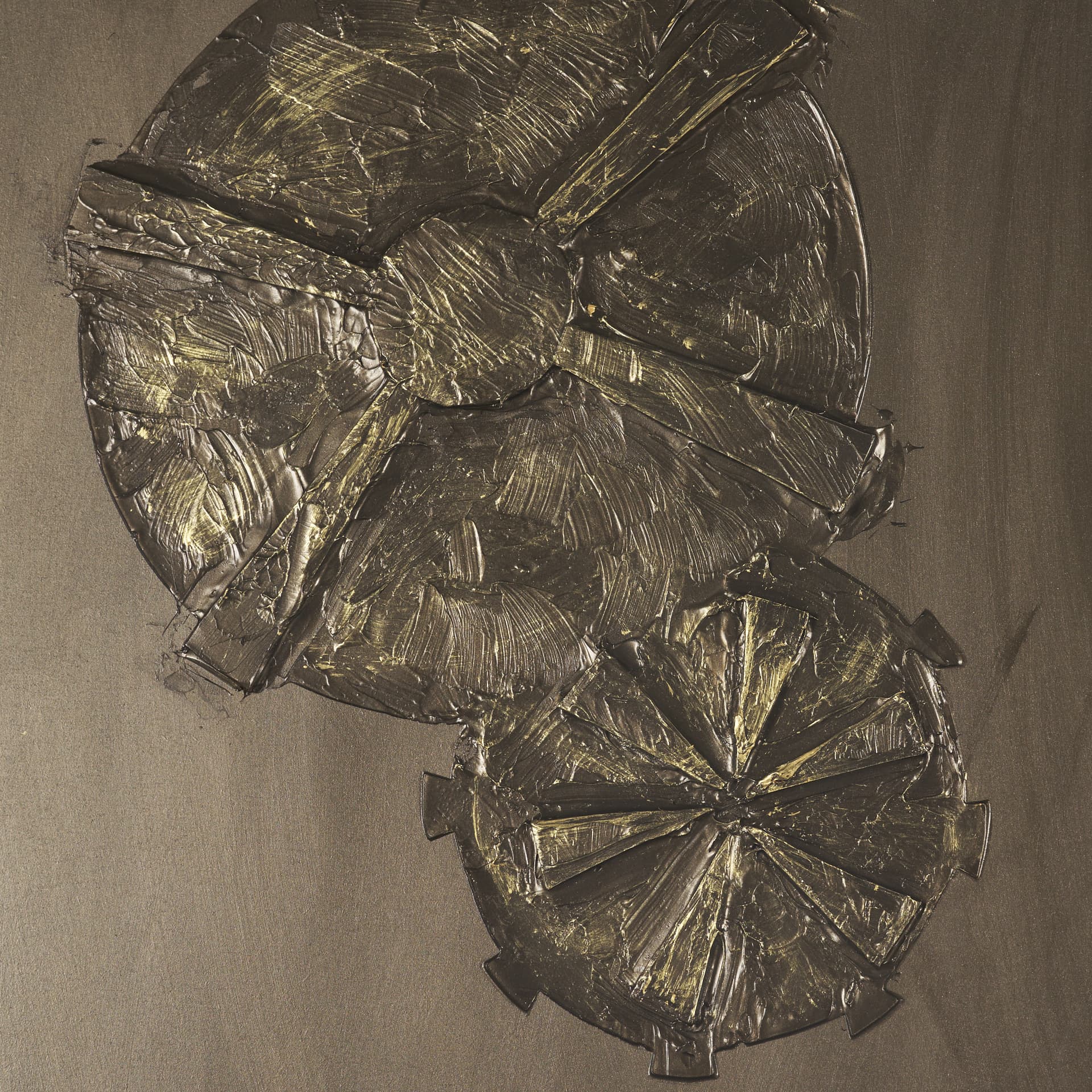 The Bronze Spark III by Studio M a handmade Original Framed Artwork under Glass — product photograph